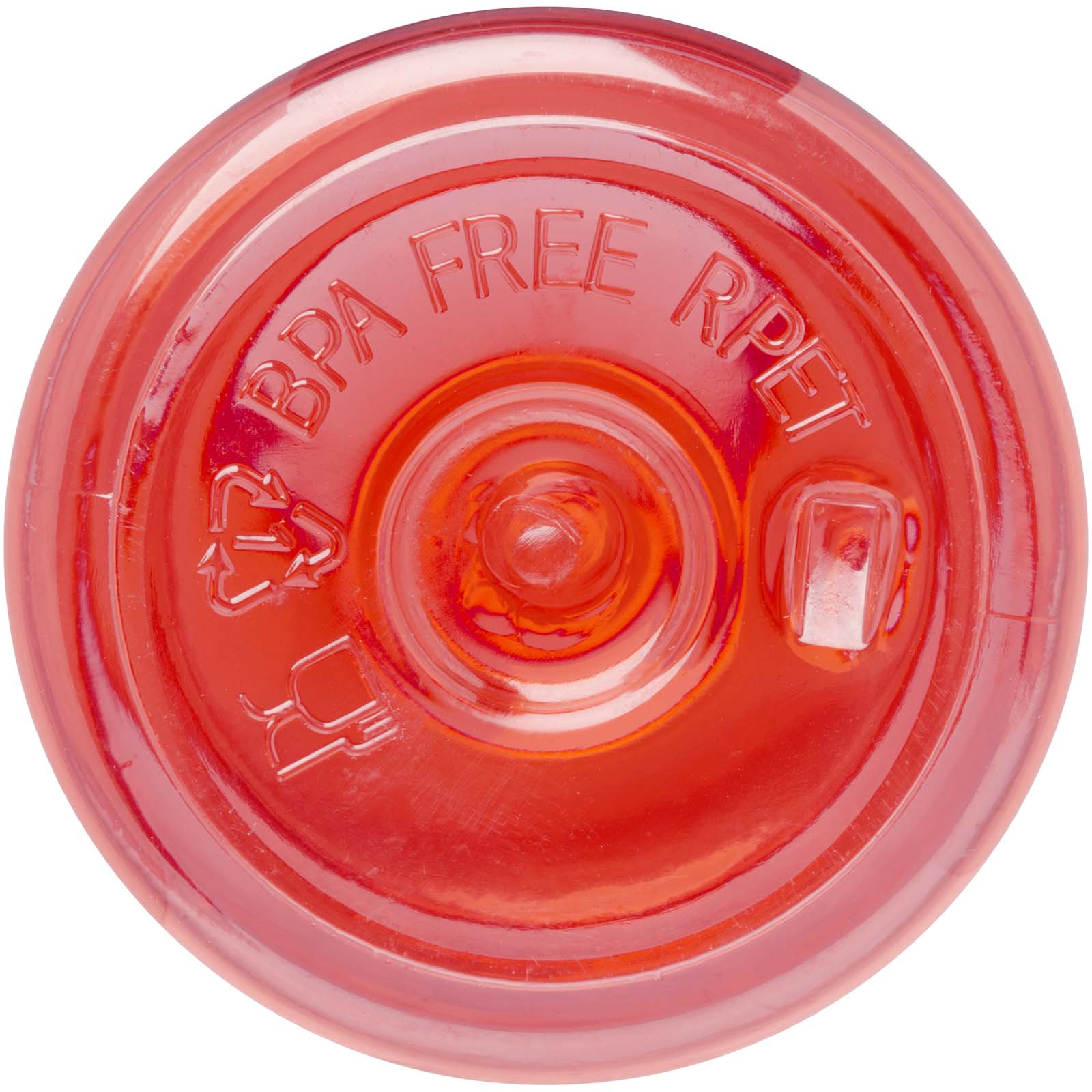 Sky  650 ml Sportflasche aus recyceltem Kunststoff rot