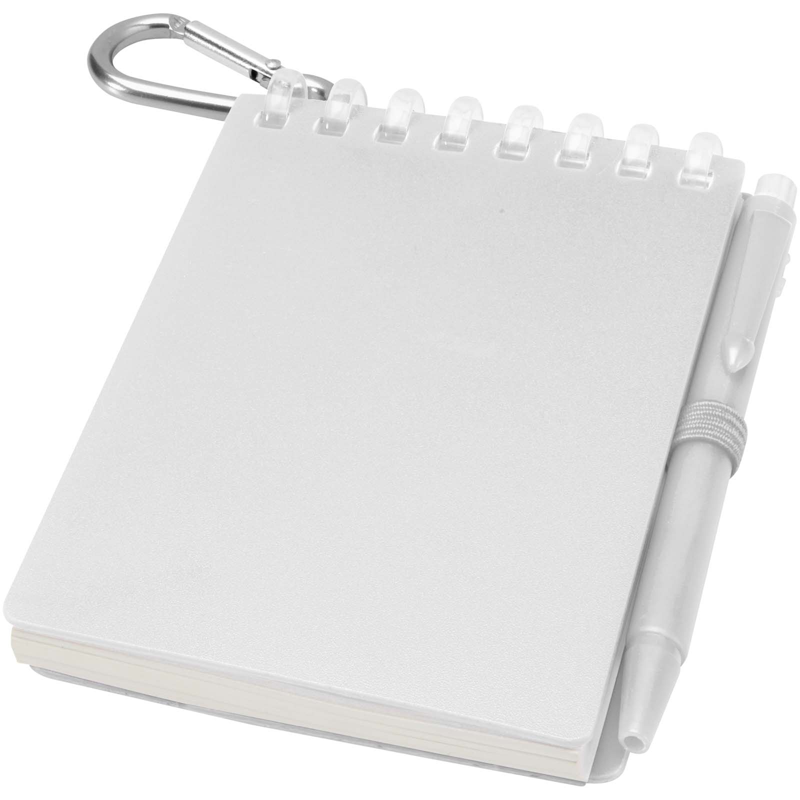 Lig Mini Recyceltes Outdoor-Softcover Notizbuch und Kugelschreiber Set (schwarze Mine) transparent