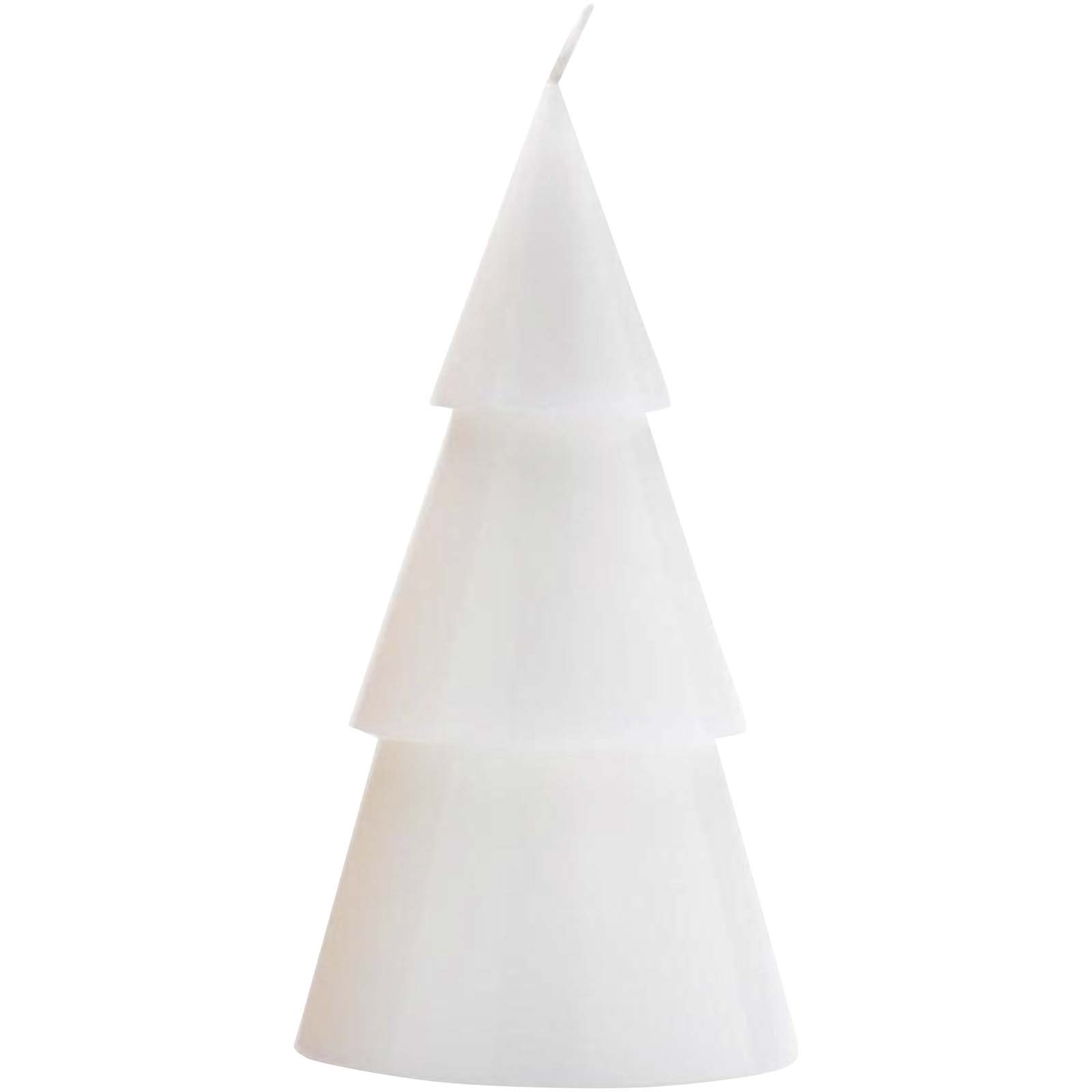 Originalhome Weihnachtsbaum Kerze L weiss