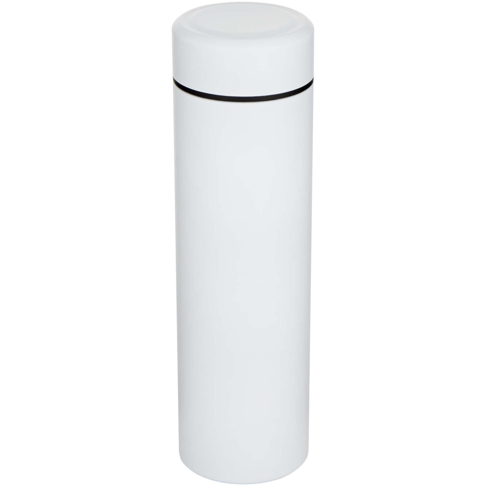 Taylor 450 ml Doppelwand Isolierflasche aus Edelstahl mit Teesieb weiss