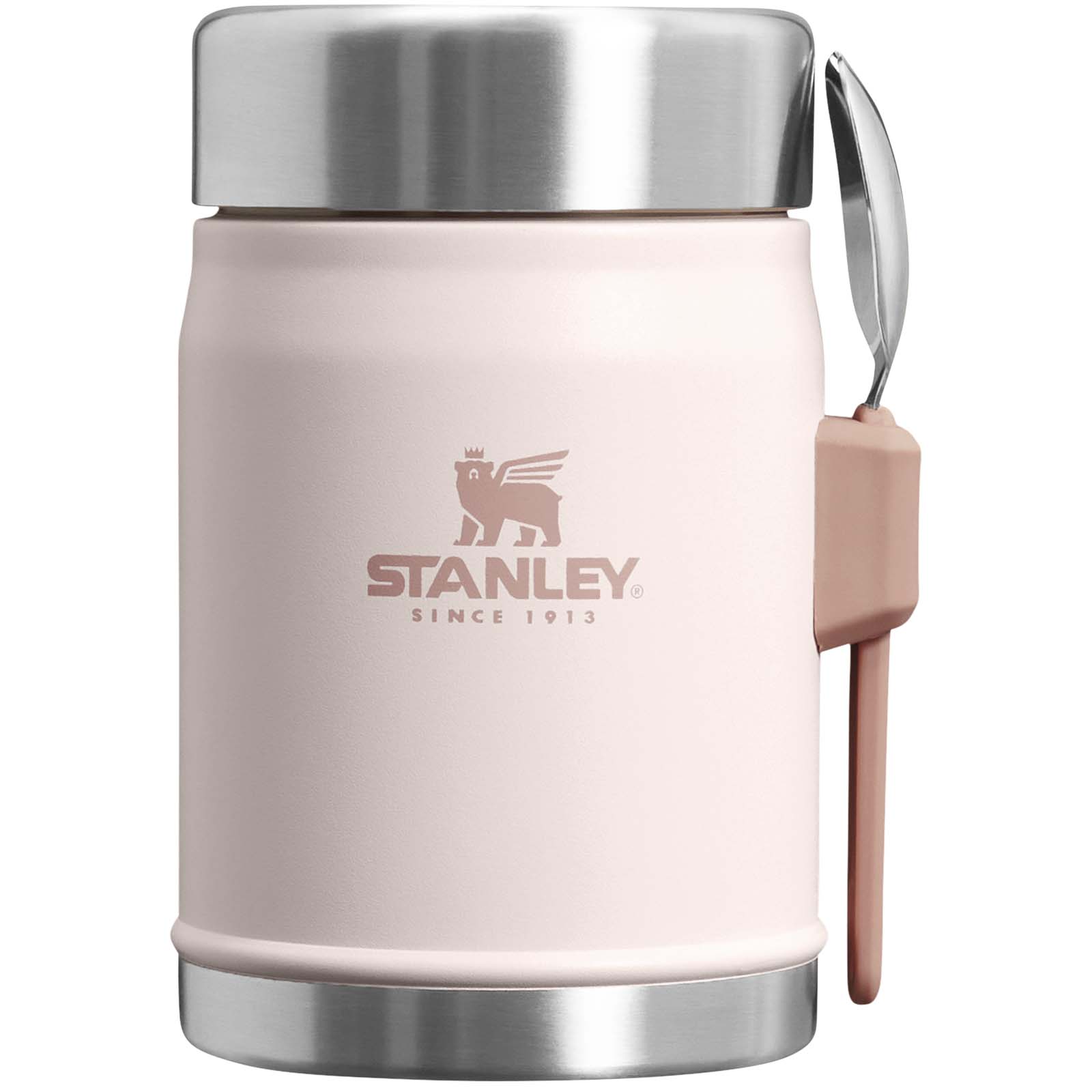 Stanley 400ml Legendary Food Jar Lunchpot mit Göffel hellrosa