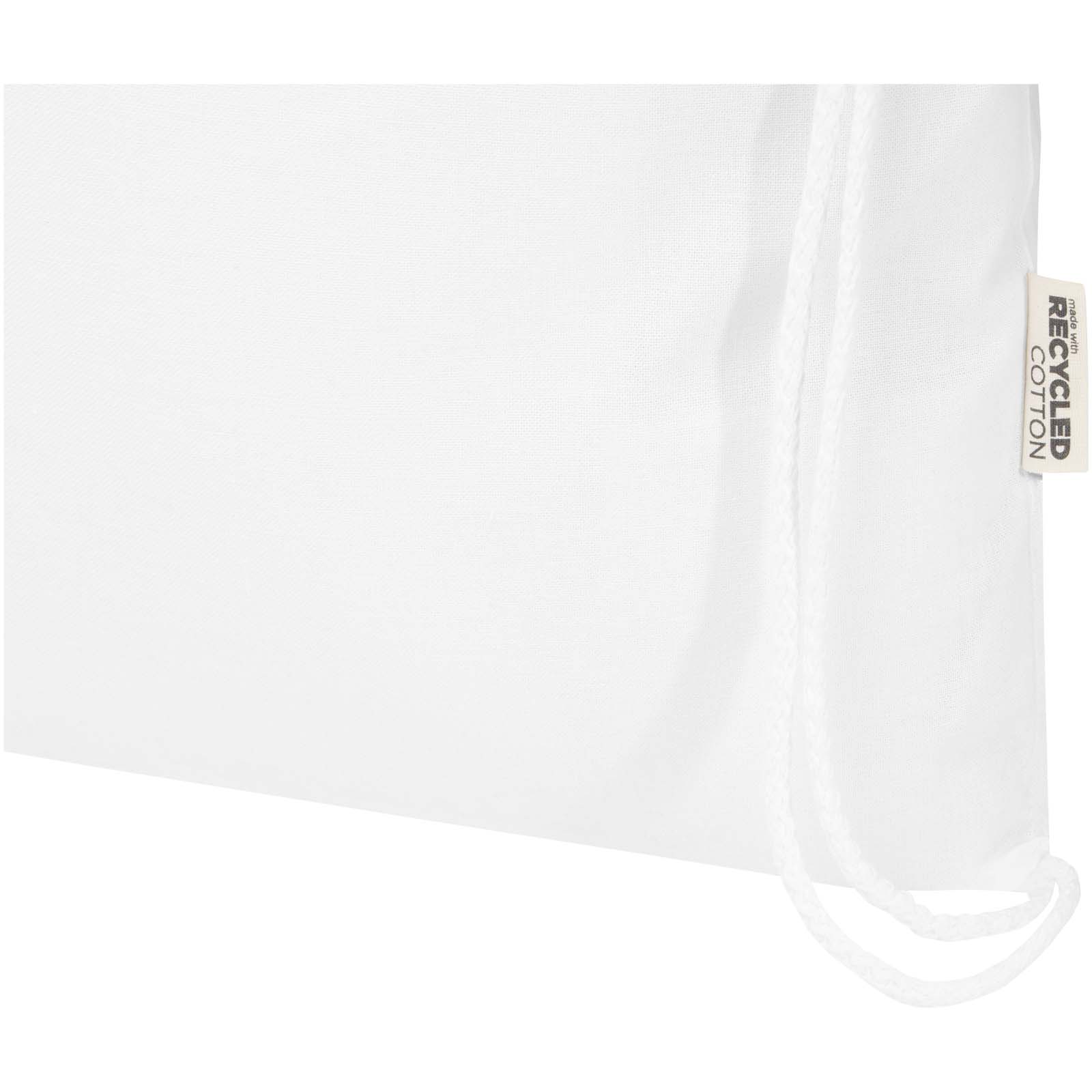 Oregon Blend 140 g/m² GRS-recycelter Turnbeutel 5 L weiss