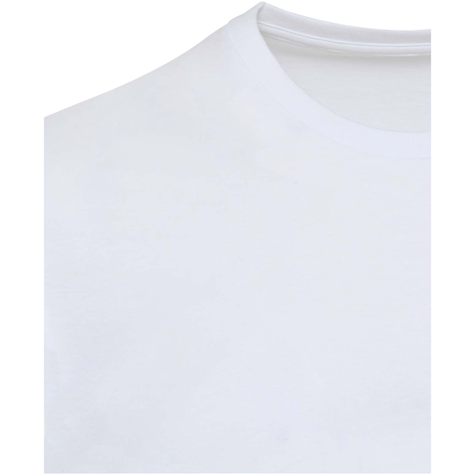 Azurite 160 g/m² Kurzärmeliges T-Shirt Bio Baumwolle (OCS), unisex weiss
