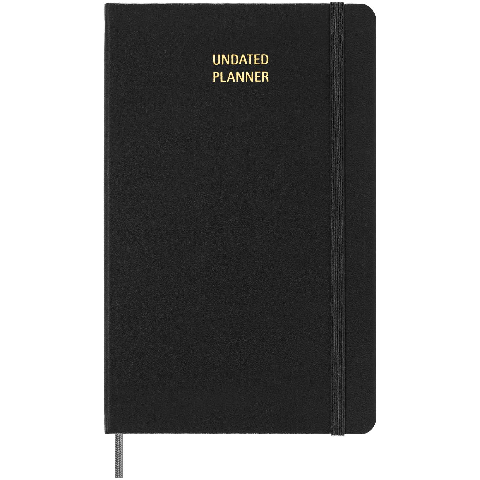 Moleskine Hardcover Wochenplaner L, undatiert schwarz