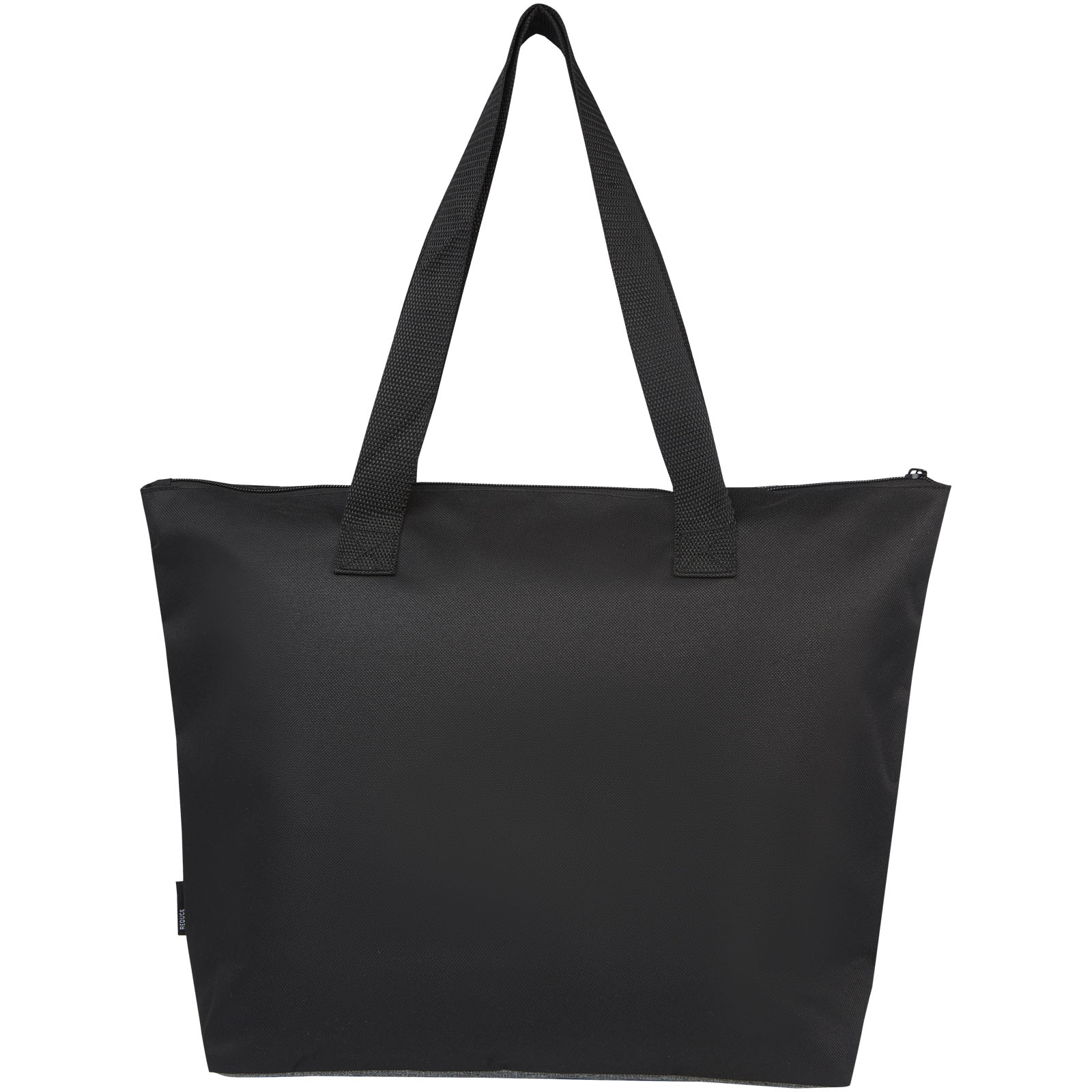 Reclaim GRS recycelte Tragetasche mit Reißverschluss 15 L schwarz, heather grau