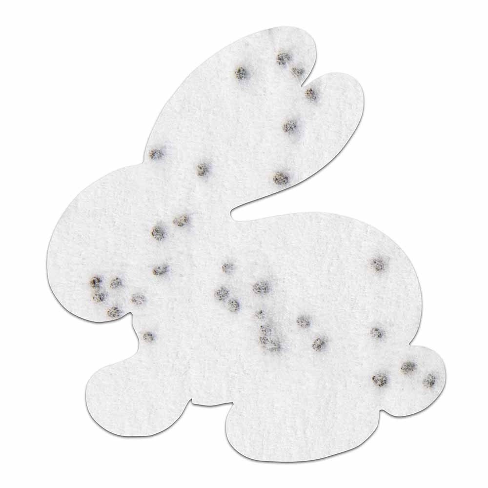 Samenpapier in Klappkärtchen Ei