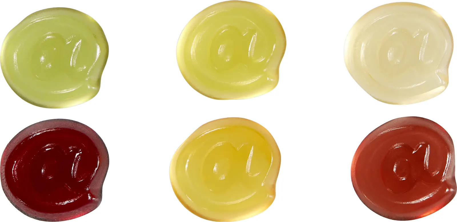 Fruchtgummi 10g Tüten - @ Zeichen