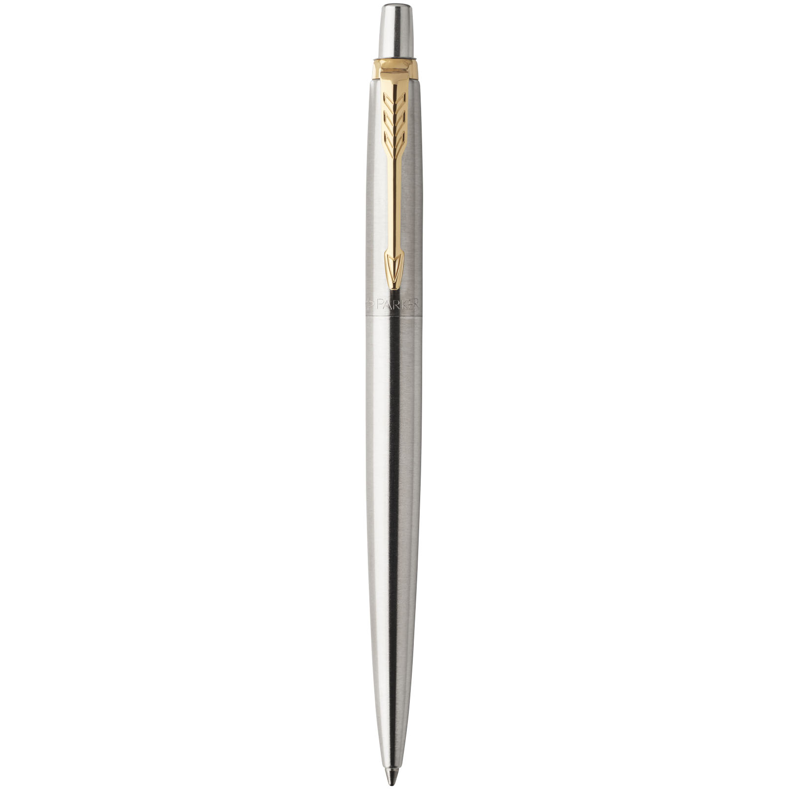 Parker Jotter Edelstahl Kugelschreiber (blaue Mine) edelstahl grau