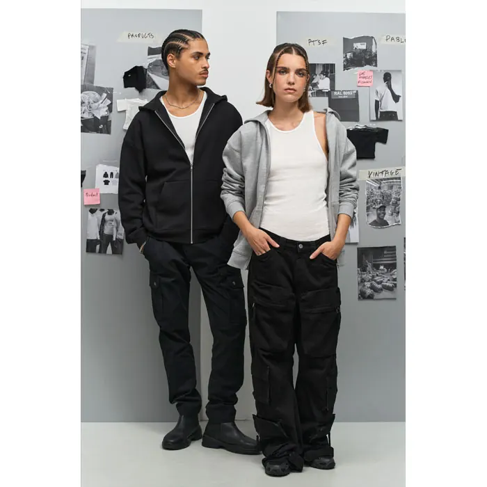 Unisex-Kapuzenjacke mit Reißverschluss Jelo