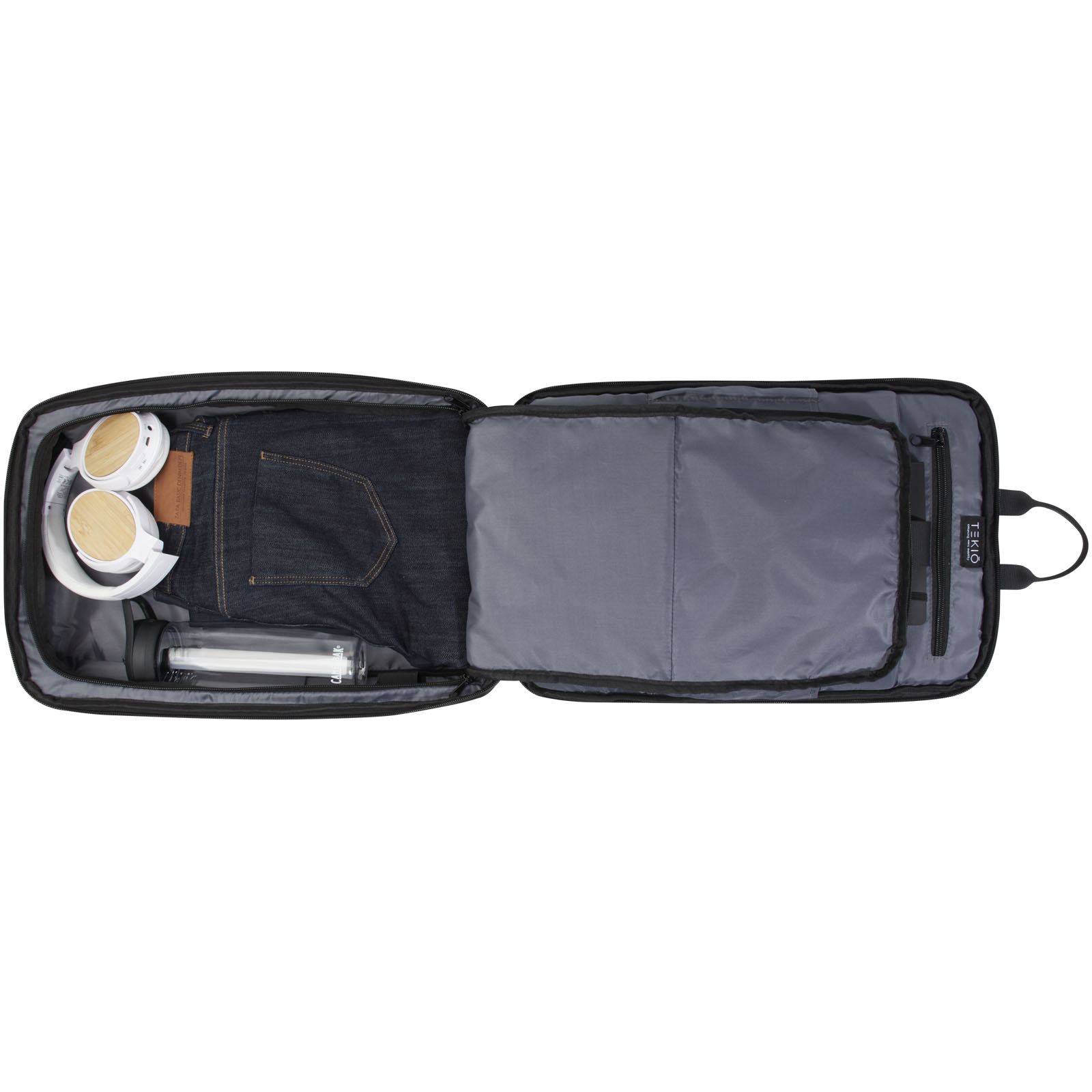 Rise Laptop-Rucksack GRS Recycelt 15,6" schwarz
