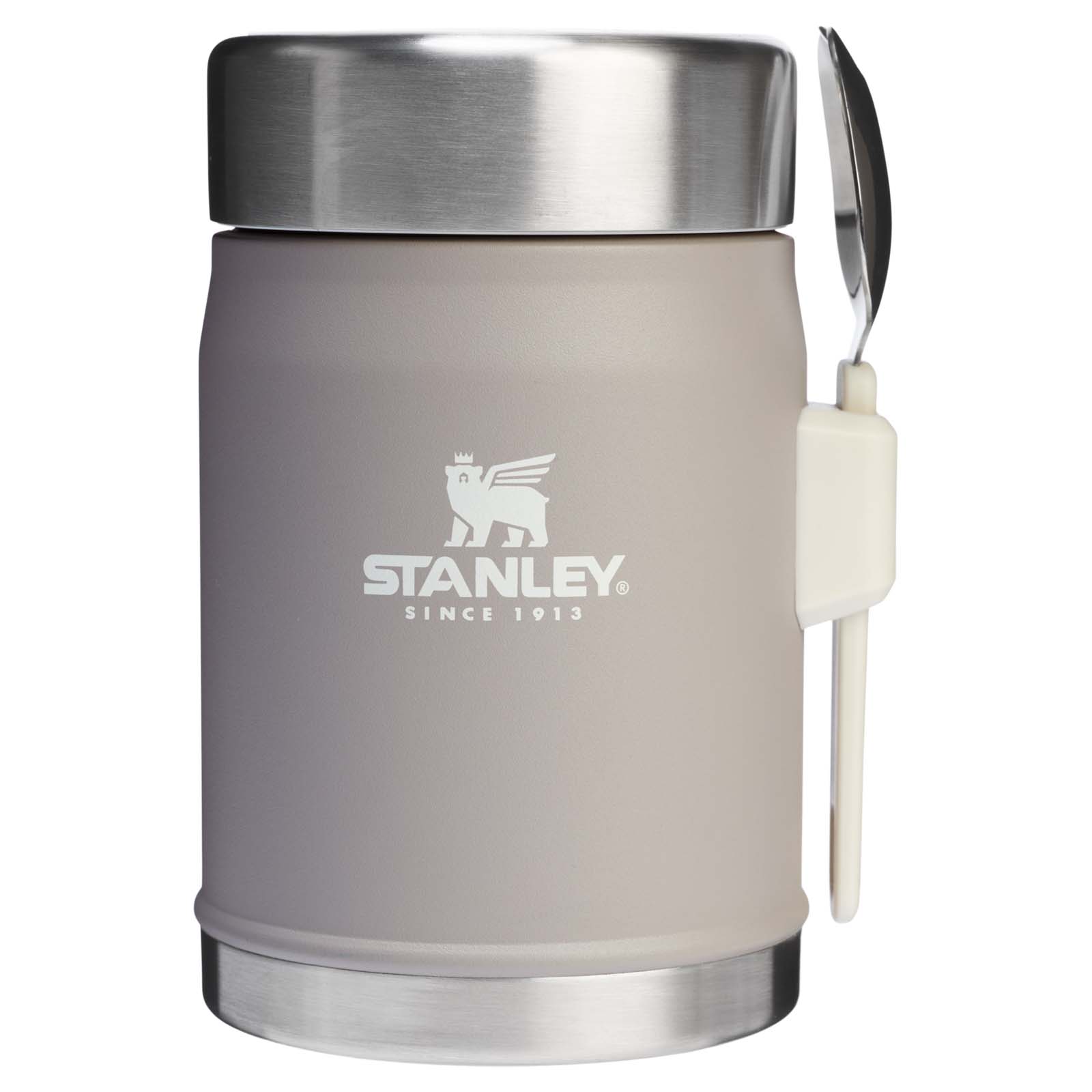 Stanley 400ml Legendary Food Jar Lunchpot mit Göffel grau