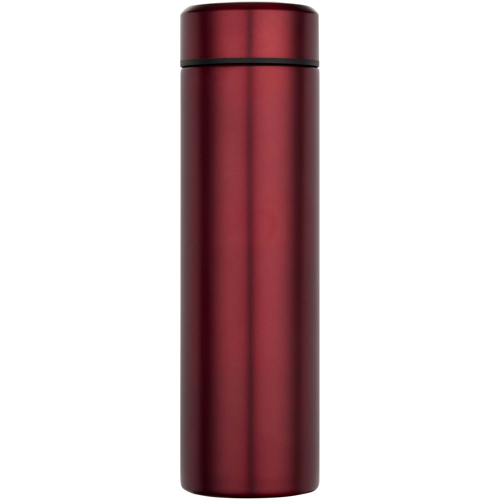 Taylor 450 ml Doppelwand Isolierflasche aus Edelstahl mit Teesieb rot