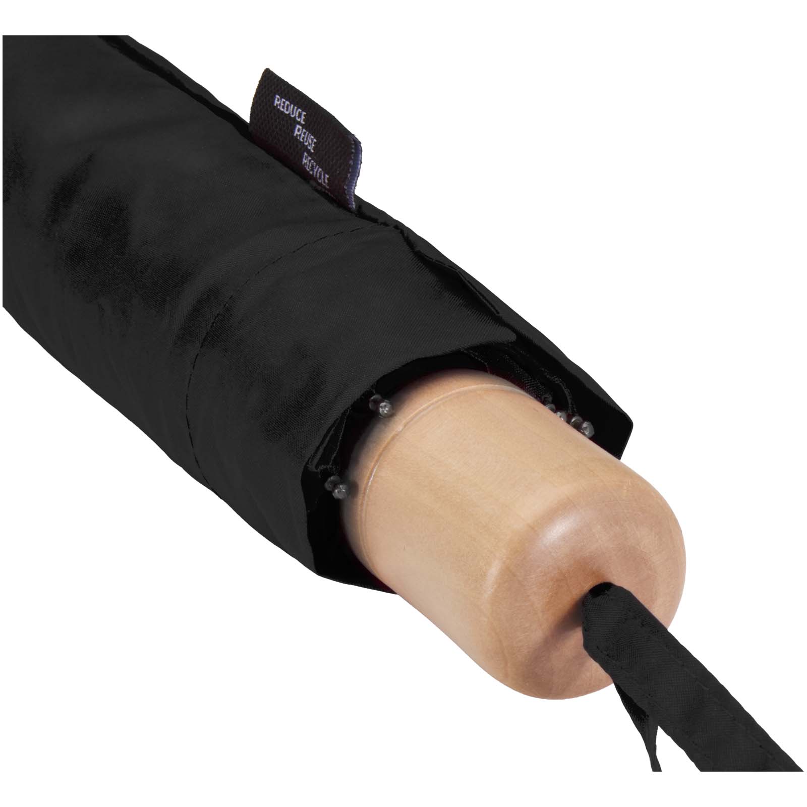 Dane 21" RPET Kompaktregenschirm schwarz