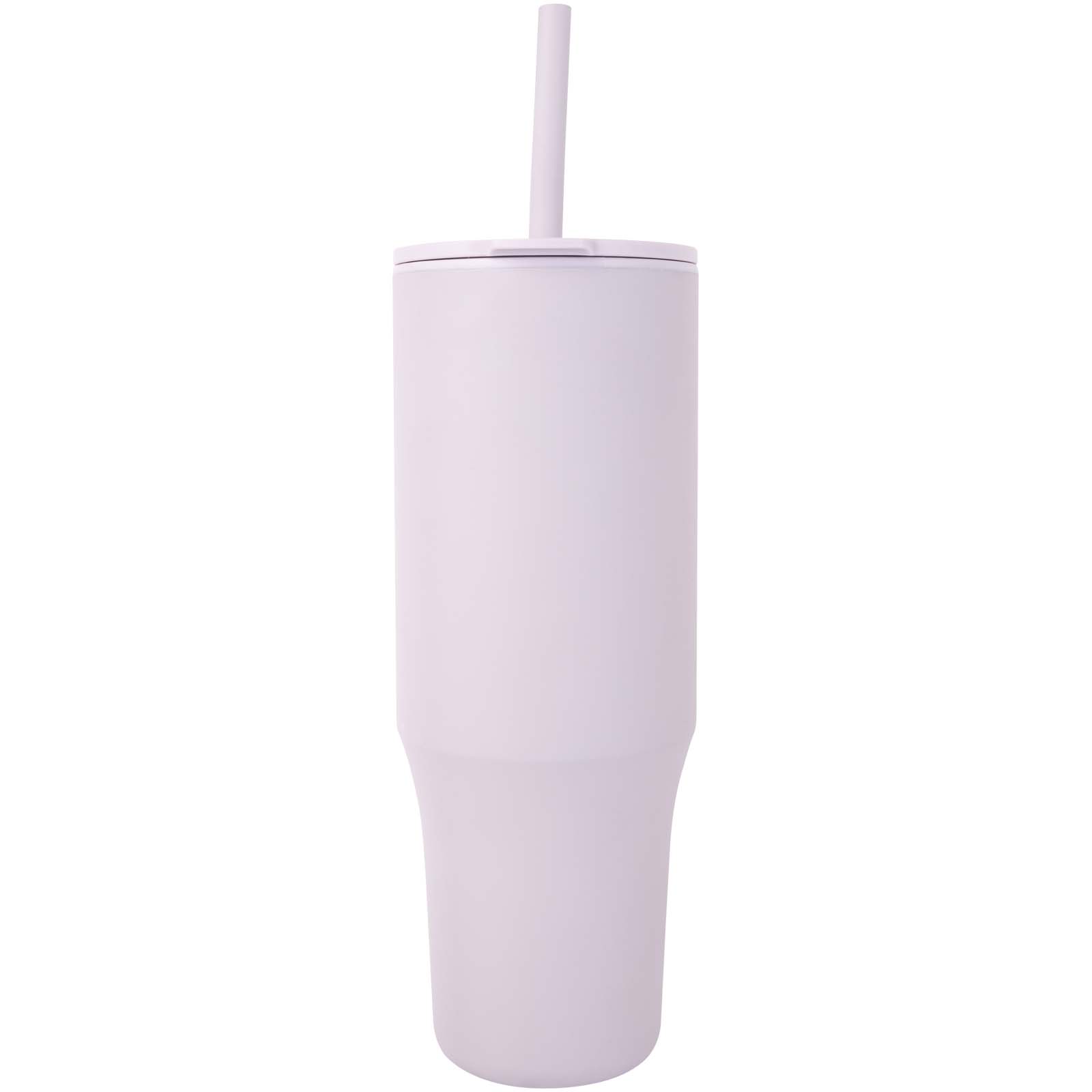 Brady 900 ml RCS-zertifizierter Isolierbecher mit Silikon Trinkhalm fliederfarben