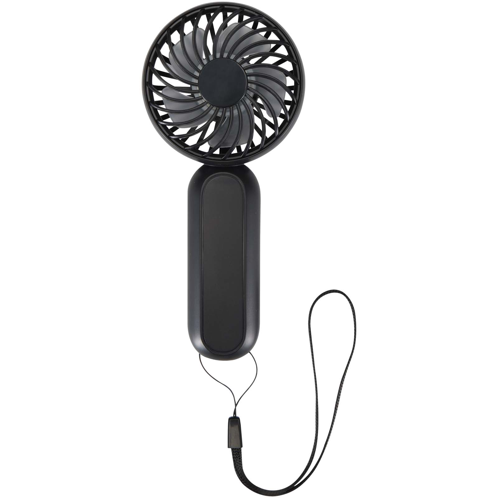 Aervia Tragbarer Ventilator aus recyceltem Kunststoff schwarz