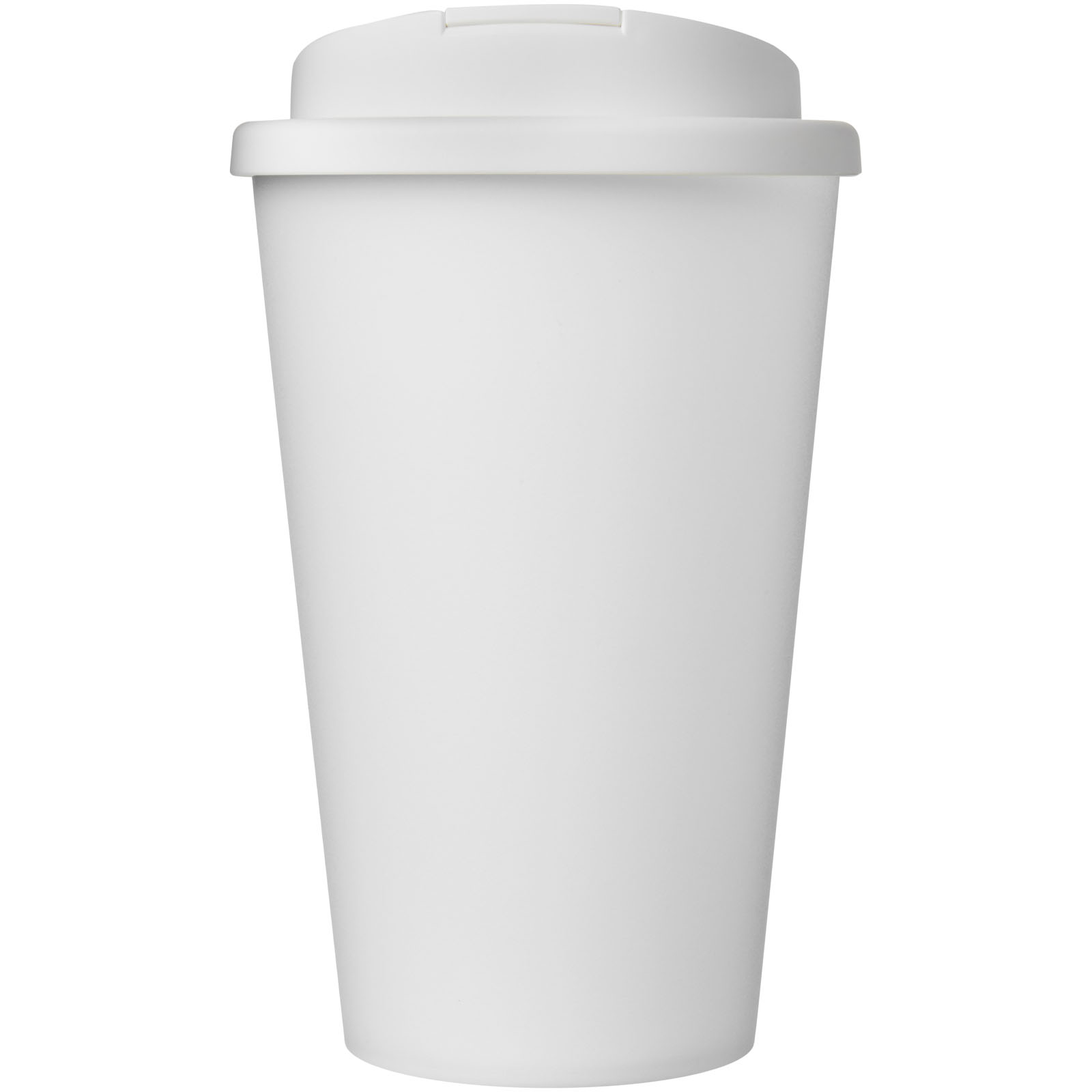 Americano® Eco 350 ml recycelter Becher mit auslaufsicherem Deckel weiss