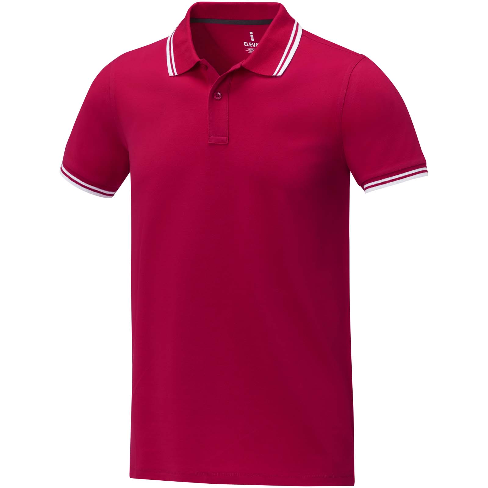 Amarago 200 g/m² Polo mit abgesetztem Rand für Herren rot