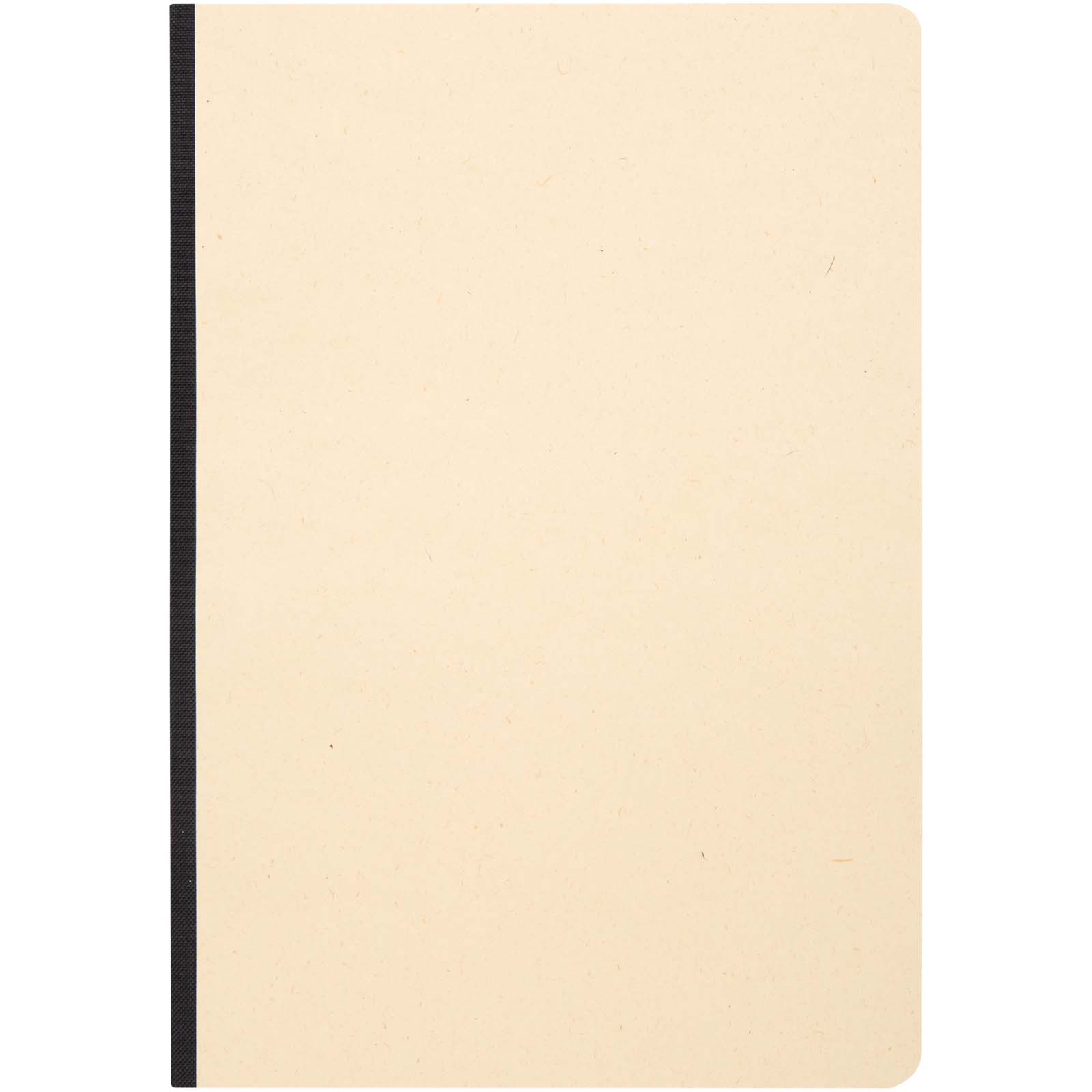 Liliana A5 Zuckerrohr und RPET Softcover Notizbuch schwarz