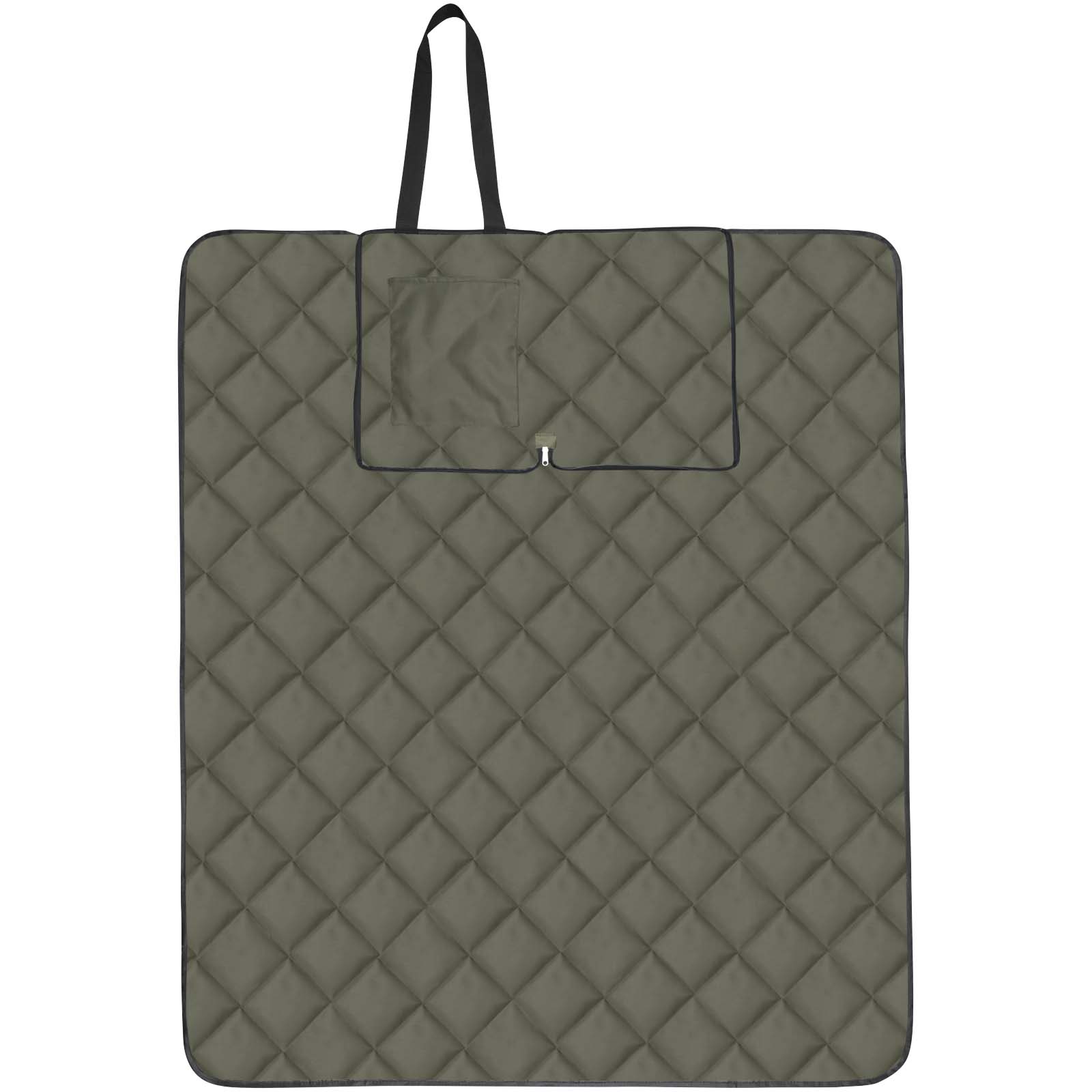 Clary Picknickdecke aus Recyceltem GRS-Polyester waldgrün