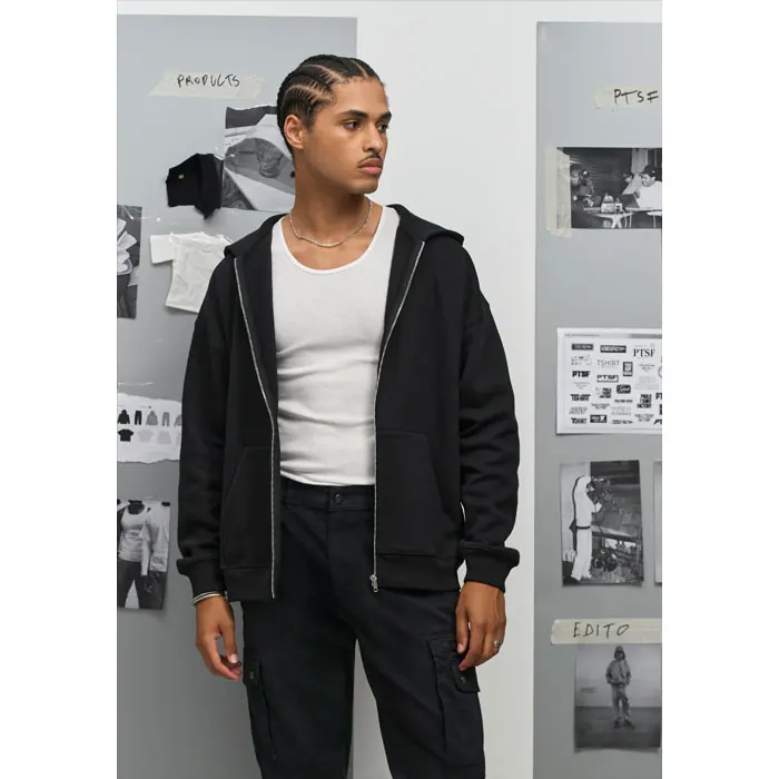 Unisex-Kapuzenjacke mit Reißverschluss Jelo