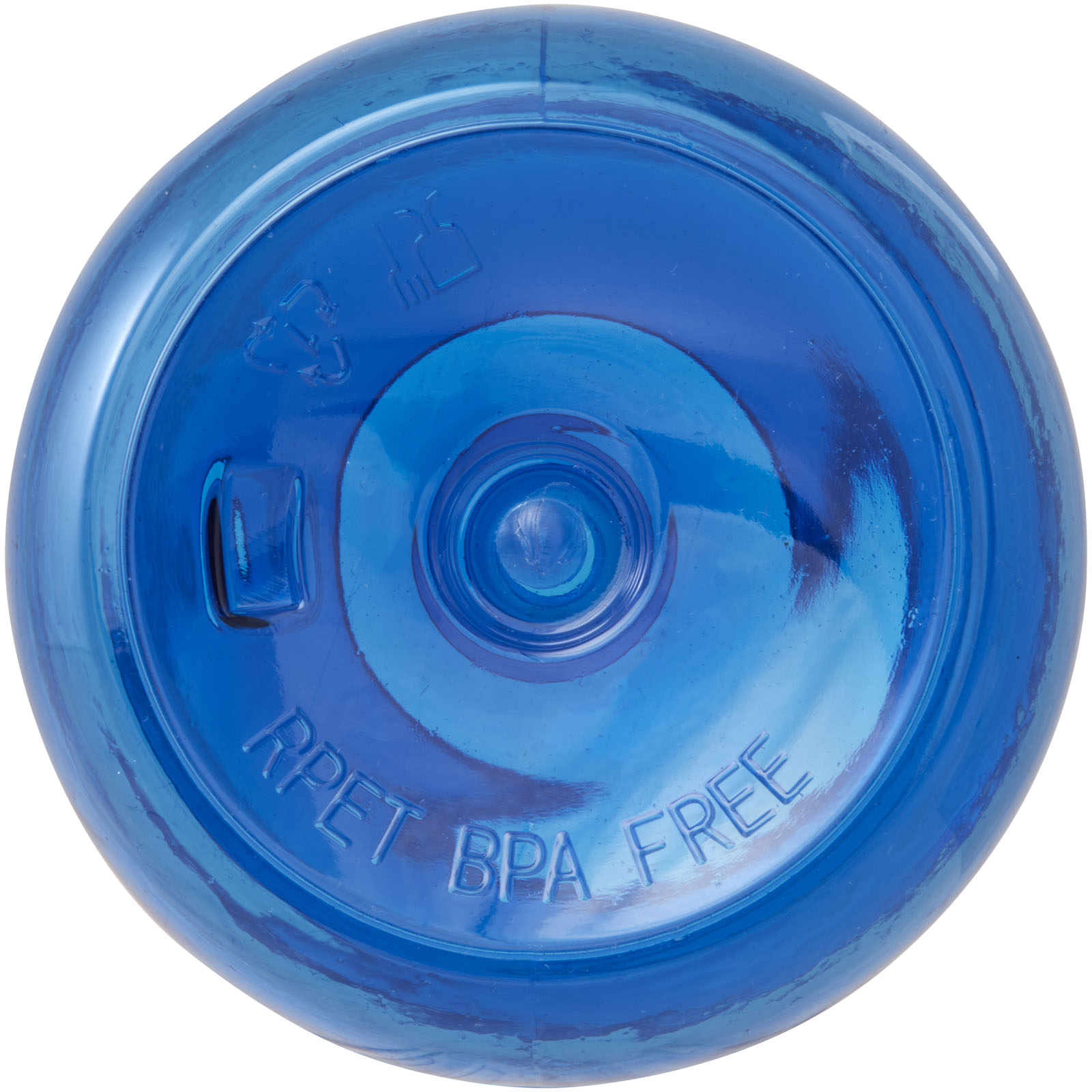 Ziggs 1000 ml Sportflasche aus recyceltem Kunststoff blau