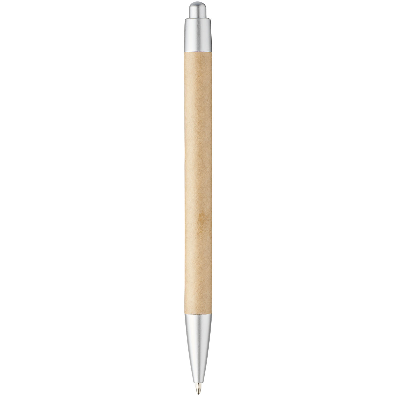 Tiflet Kugelschreiber aus recyceltem Papier (schwarze Mine) braun