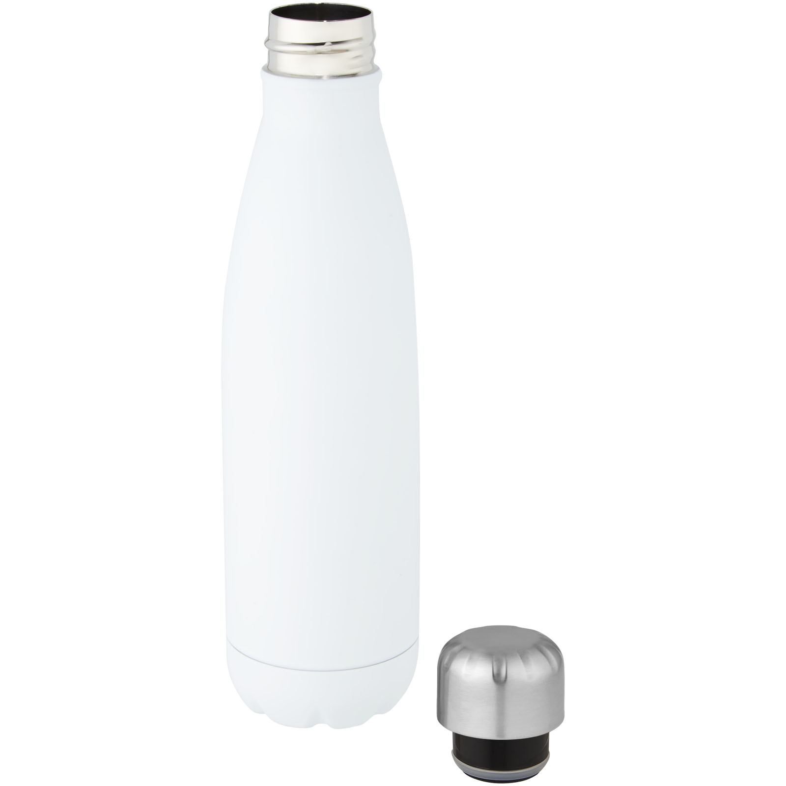 Cove 500 ml RCS-zertifizierte vakuumisolierte Edelstahlflasche weiss