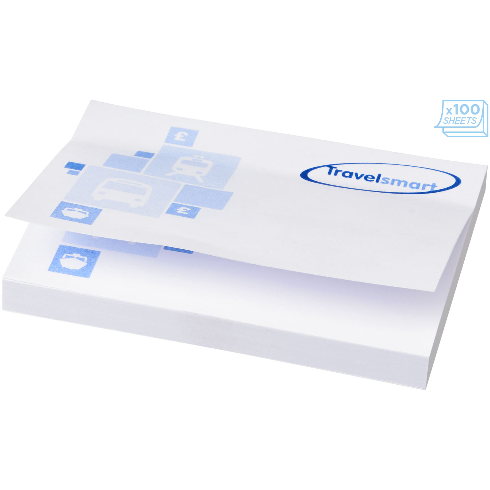 Sticky-Mate® Haftnotizen 100 x 75 mm weiss
