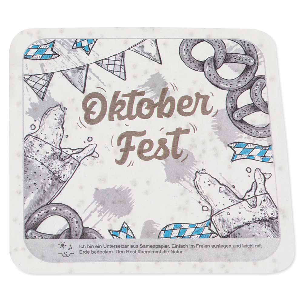 Samenpapier Bierdeckel