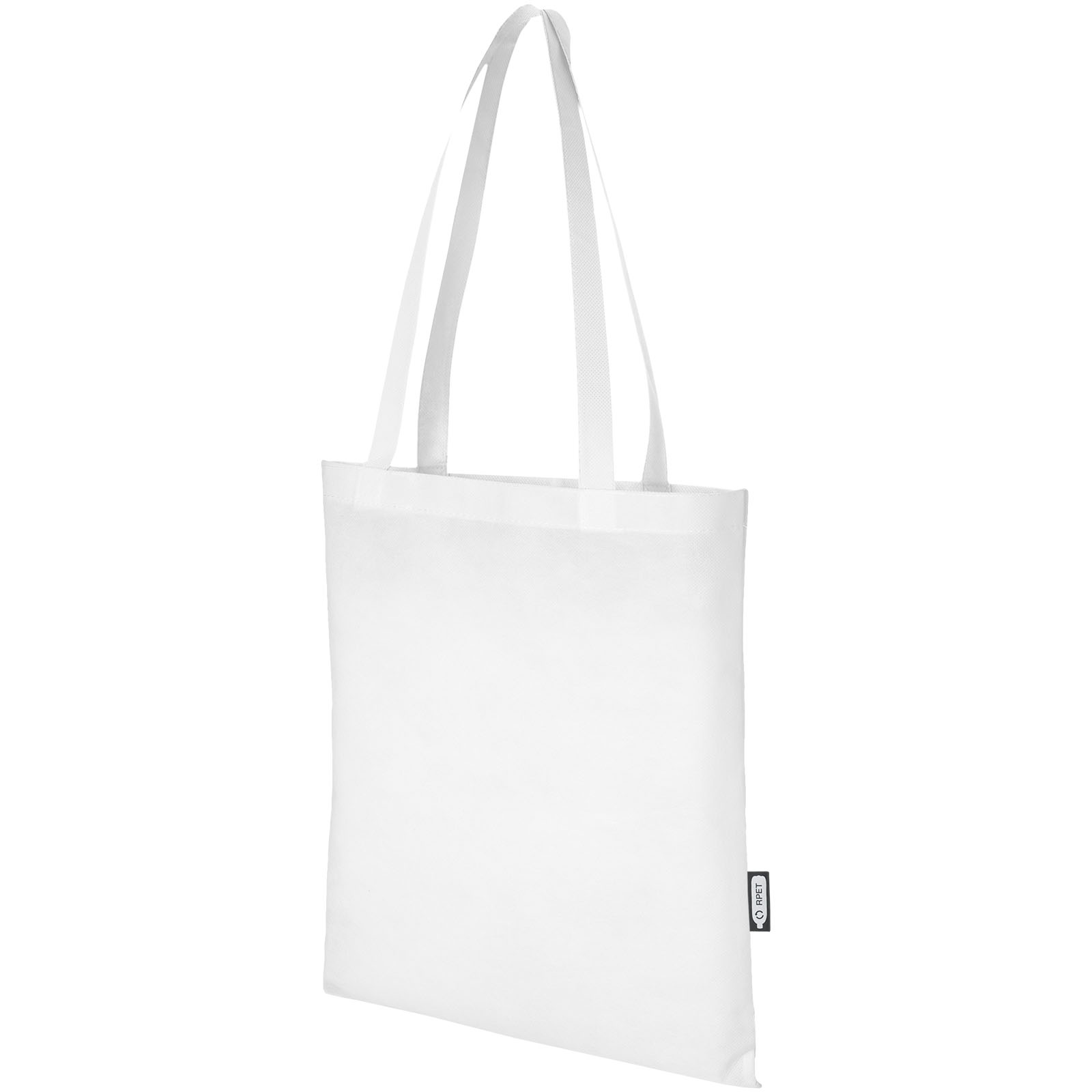 Zeus Non Woven große Tragetasche 6L aus GRS Recyclingmaterial 6 L weiss