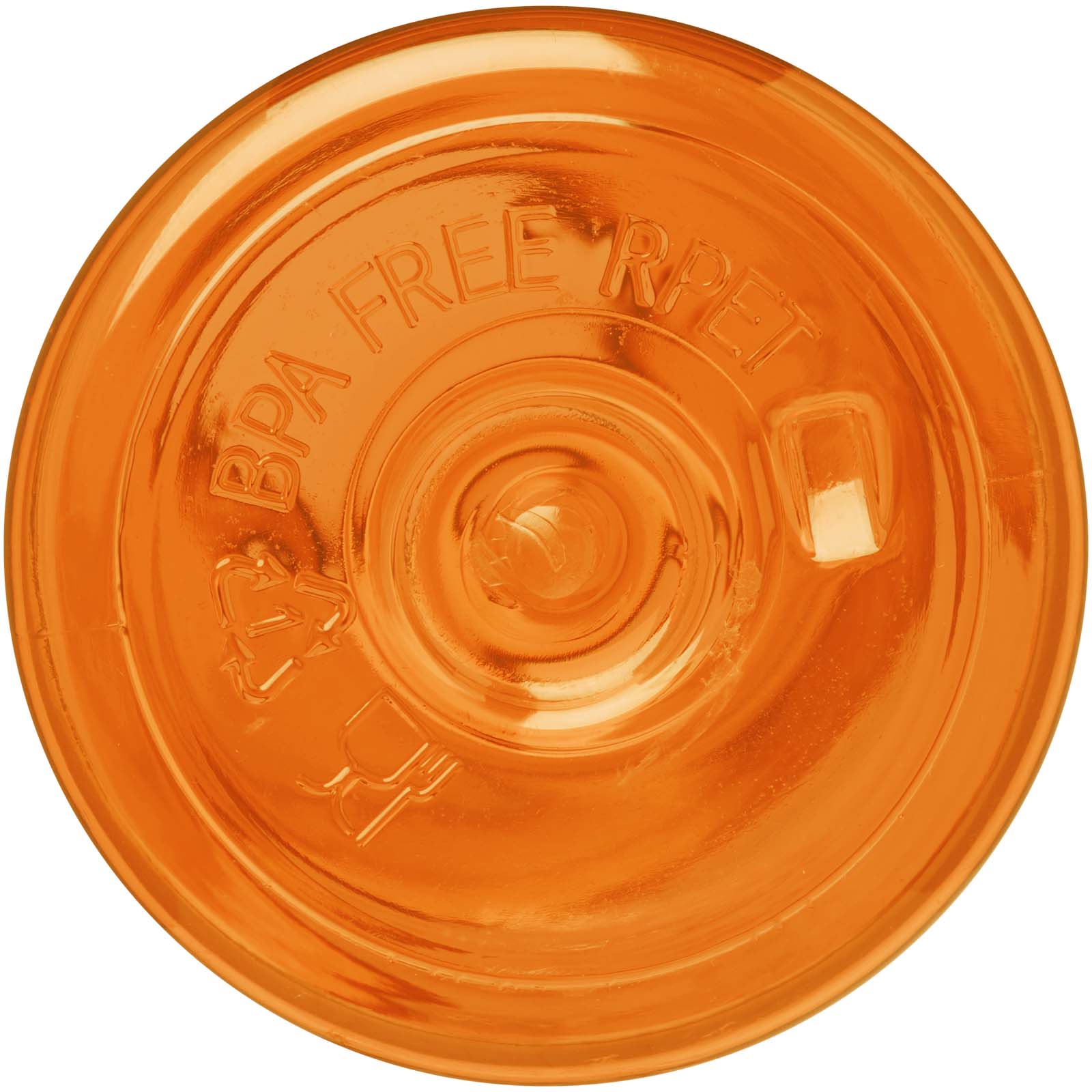 Sky  650 ml Sportflasche aus recyceltem Kunststoff orange