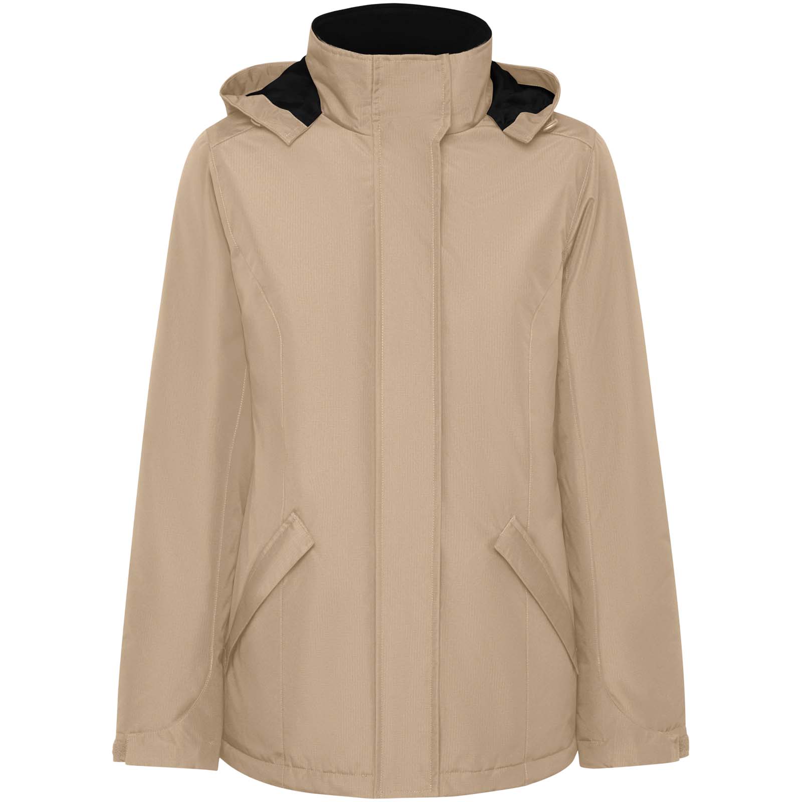 America wattierter Parka für Damen dunkelsand