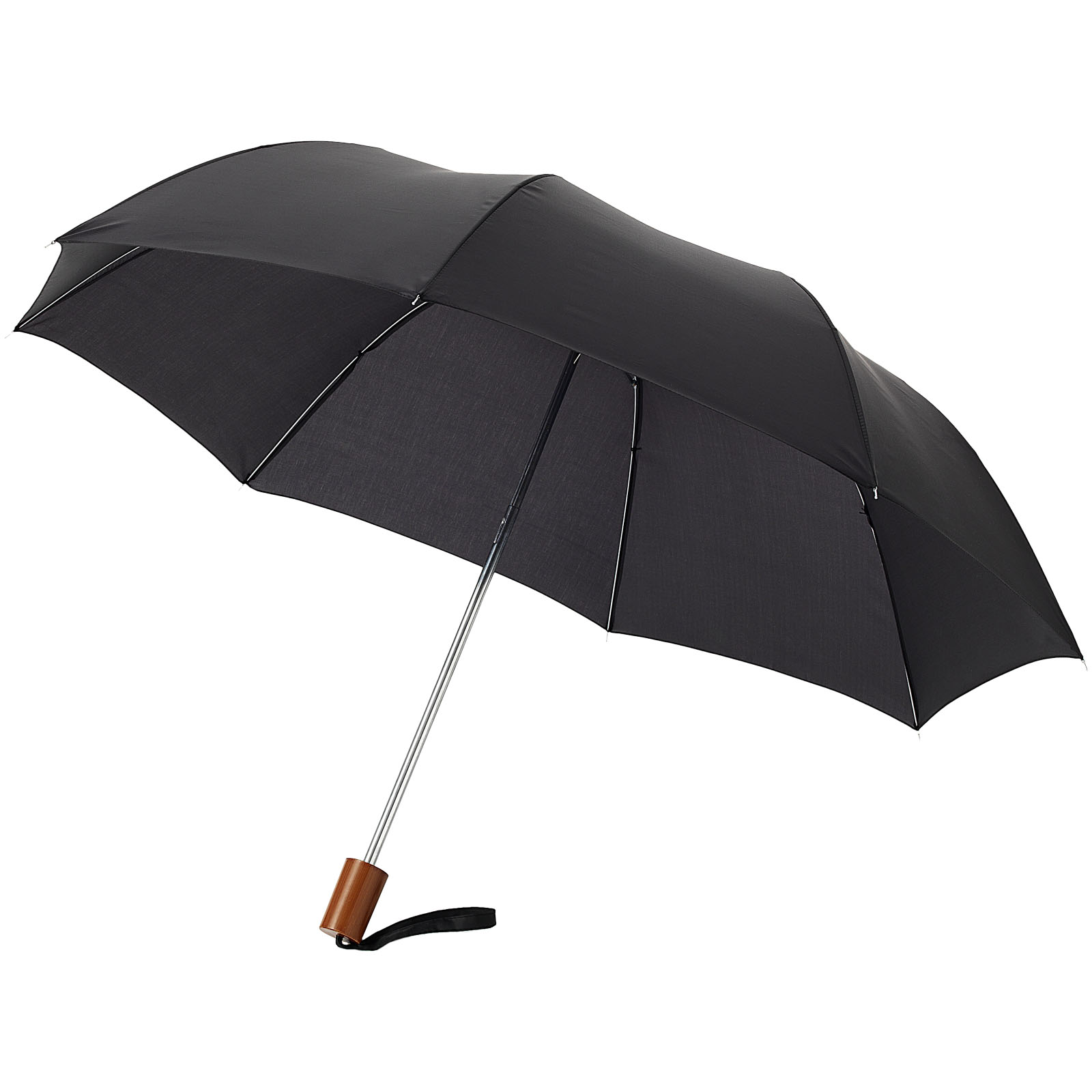 Oho 20" Kompaktregenschirm schwarz