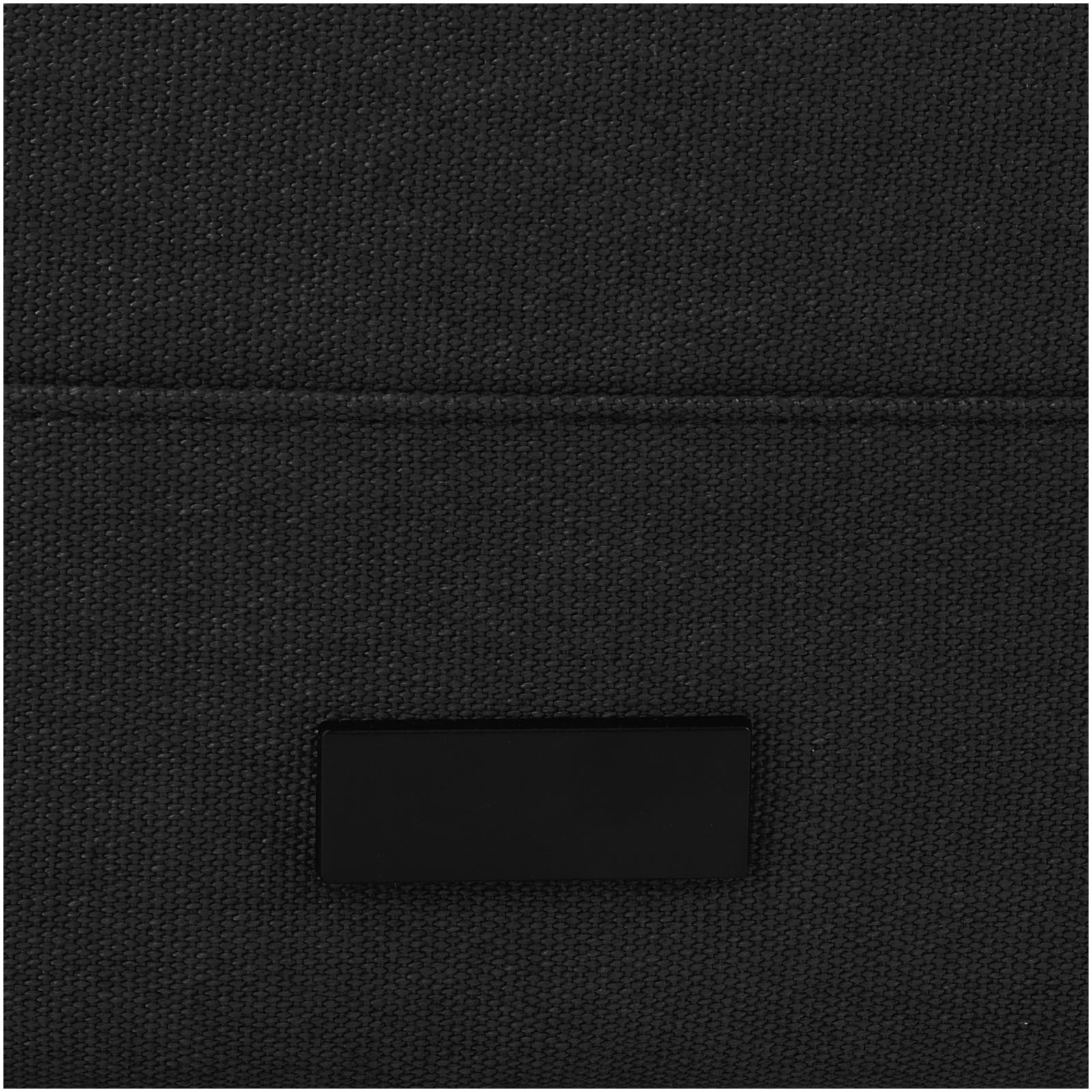 Joey 15" GRS Rolltop Laptoprucksack aus recyceltem Canvas 15 L schwarz