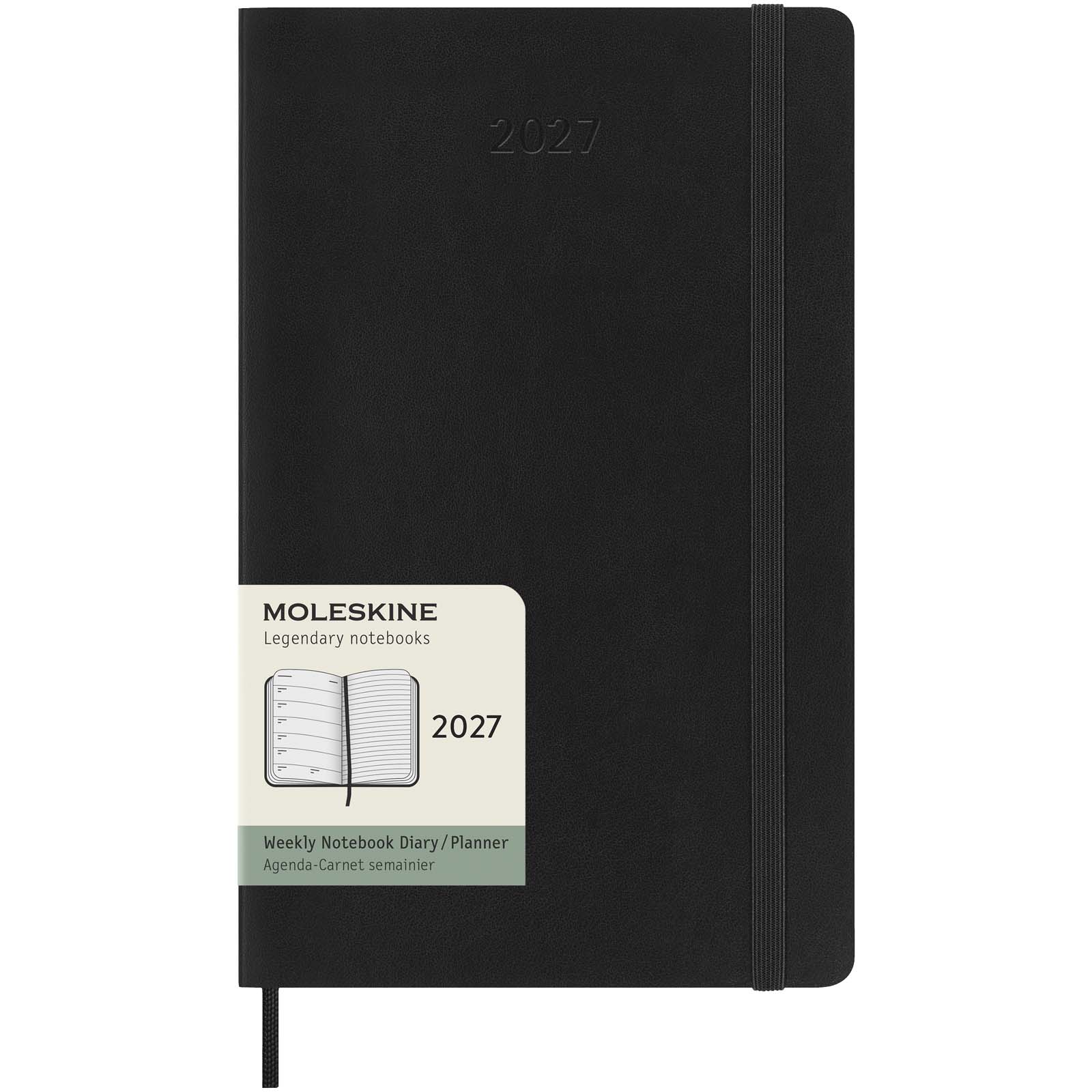 Moleskine Softcover 12 Monate Wochenkalender L schwarz