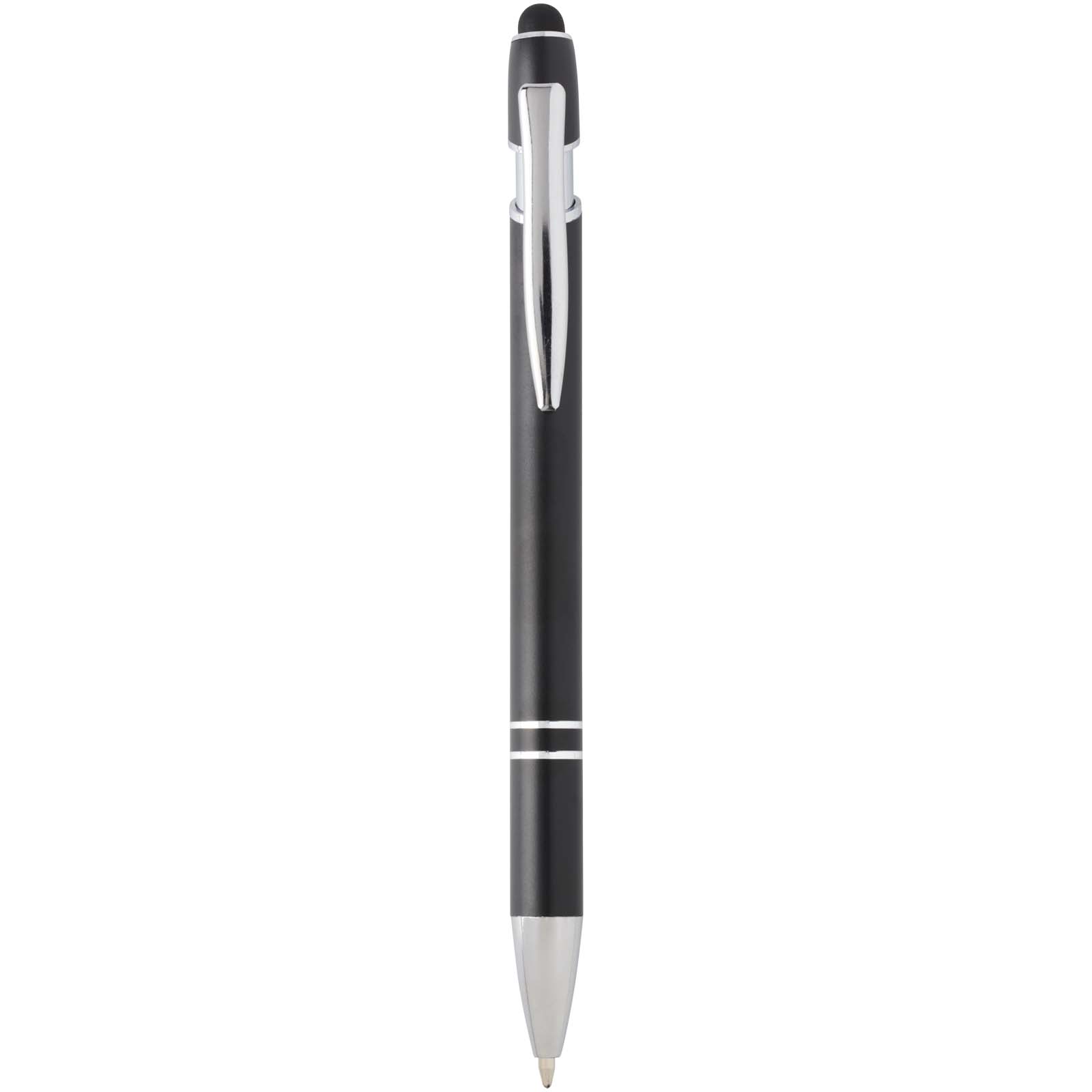 Kish Kugelschreiber mit silbernem Finish schwarz