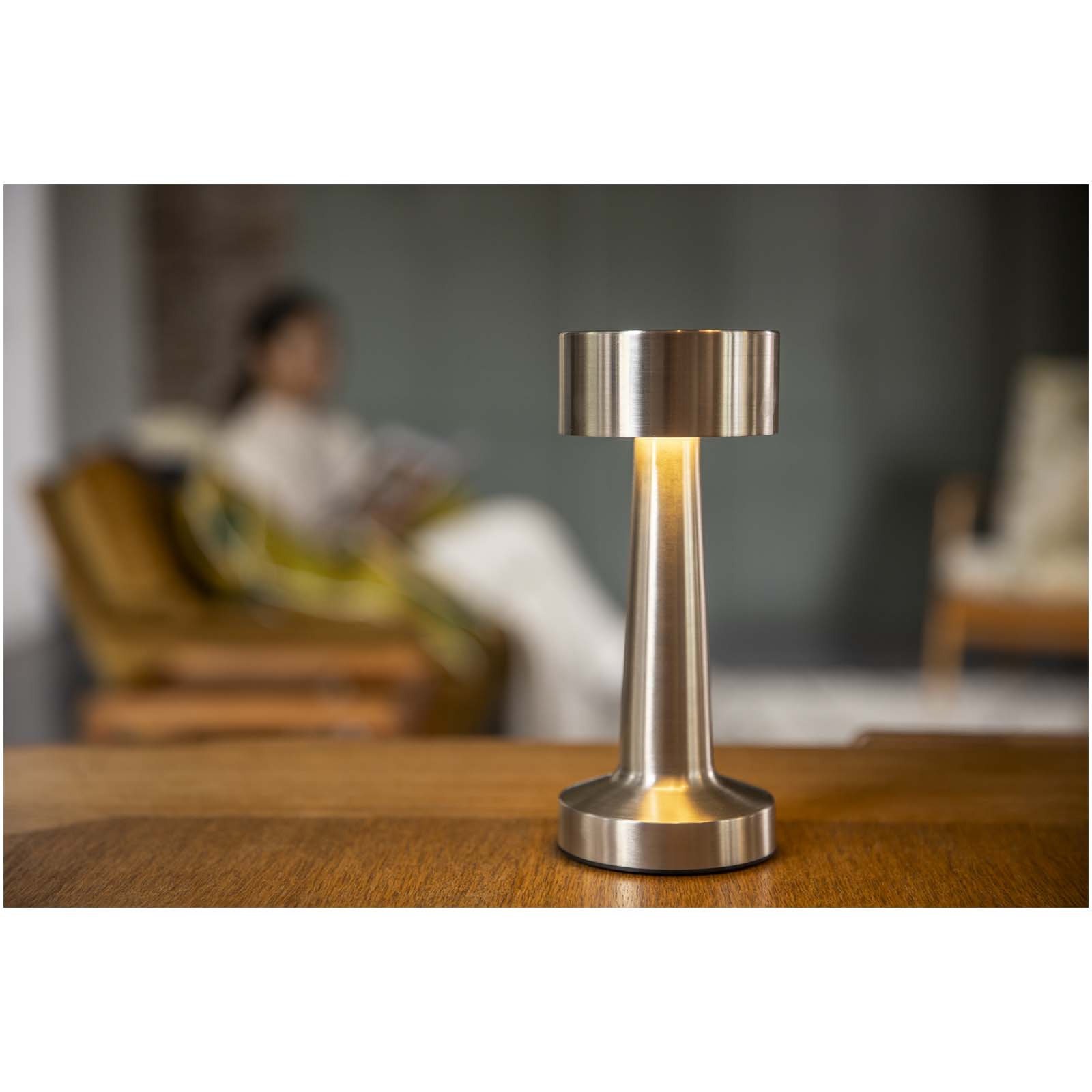 Aludra Wiederaufladbare dimmbare Tischlampe mit 3 Lichtmodi