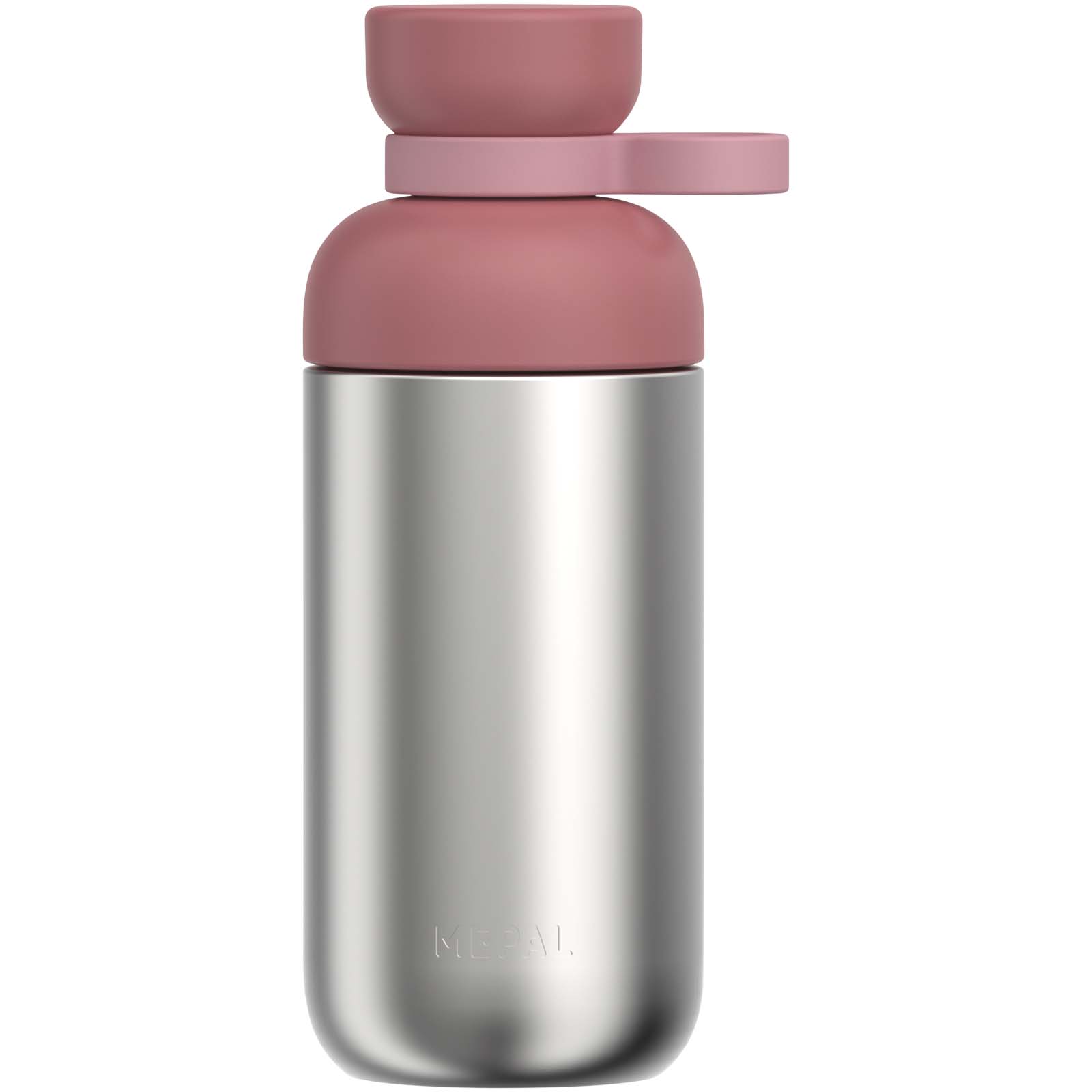 Mepal Vita 500 ml Trinkflasche aus recyceltem Edelstahl (Kohlensäure geeignet) rosa