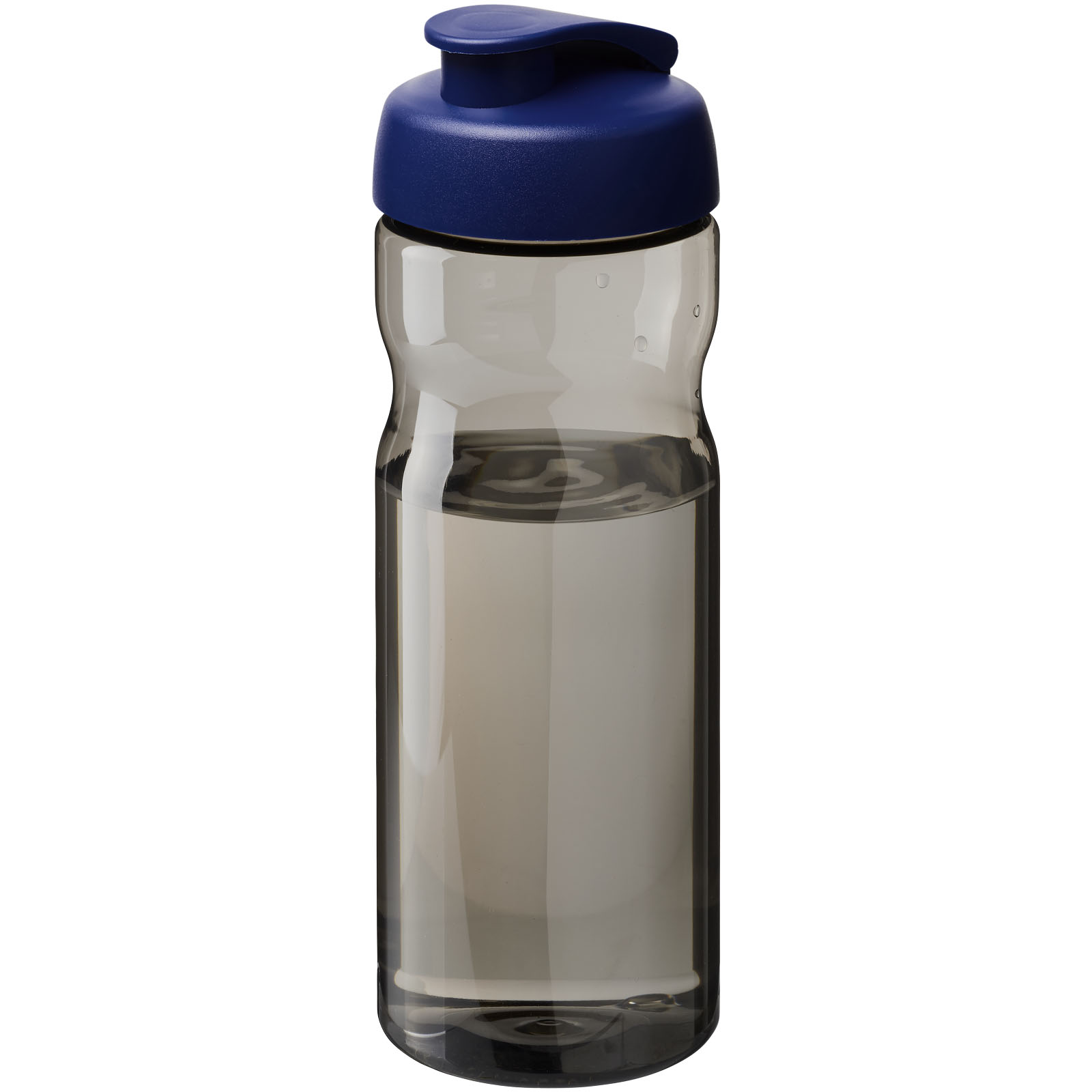 H2O Active® Base Tritan™ 650 ml Sportflasche mit Klappdeckel kohle, blau