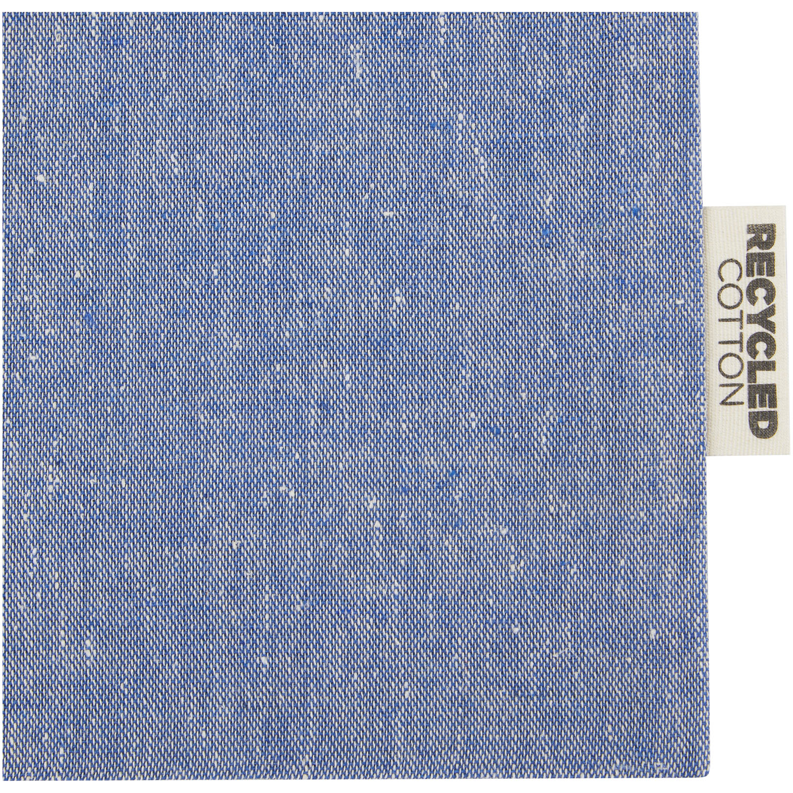 Pheebs 150 g/m² GRS Zuziehbeutel aus Recyclingbaumwolle groß 4 l heather blau