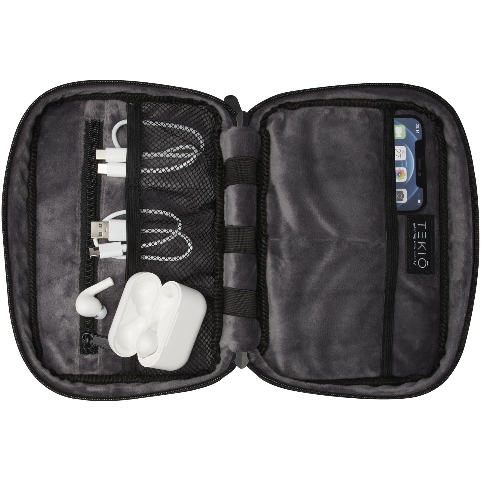 Rise Organizer-Tasche GRS Recycelt schwarz