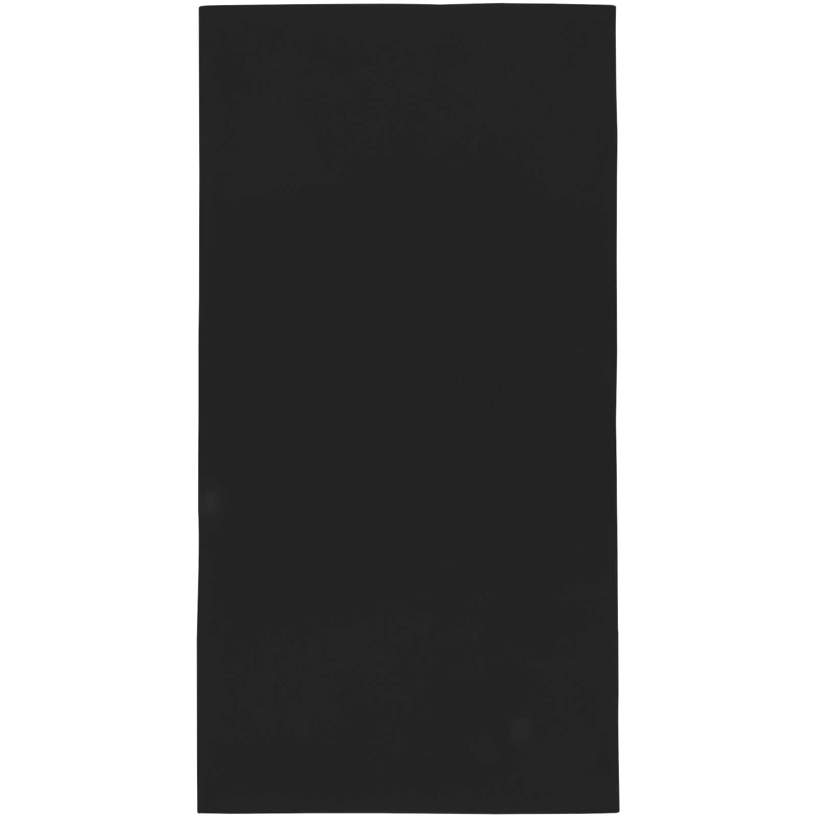 Lucas RPET Sporthandtuch 70 × 140 cm schwarz