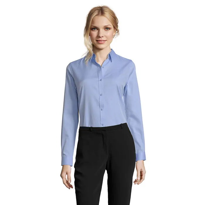 Damen-Bluse mit Fischgratmuster Brody