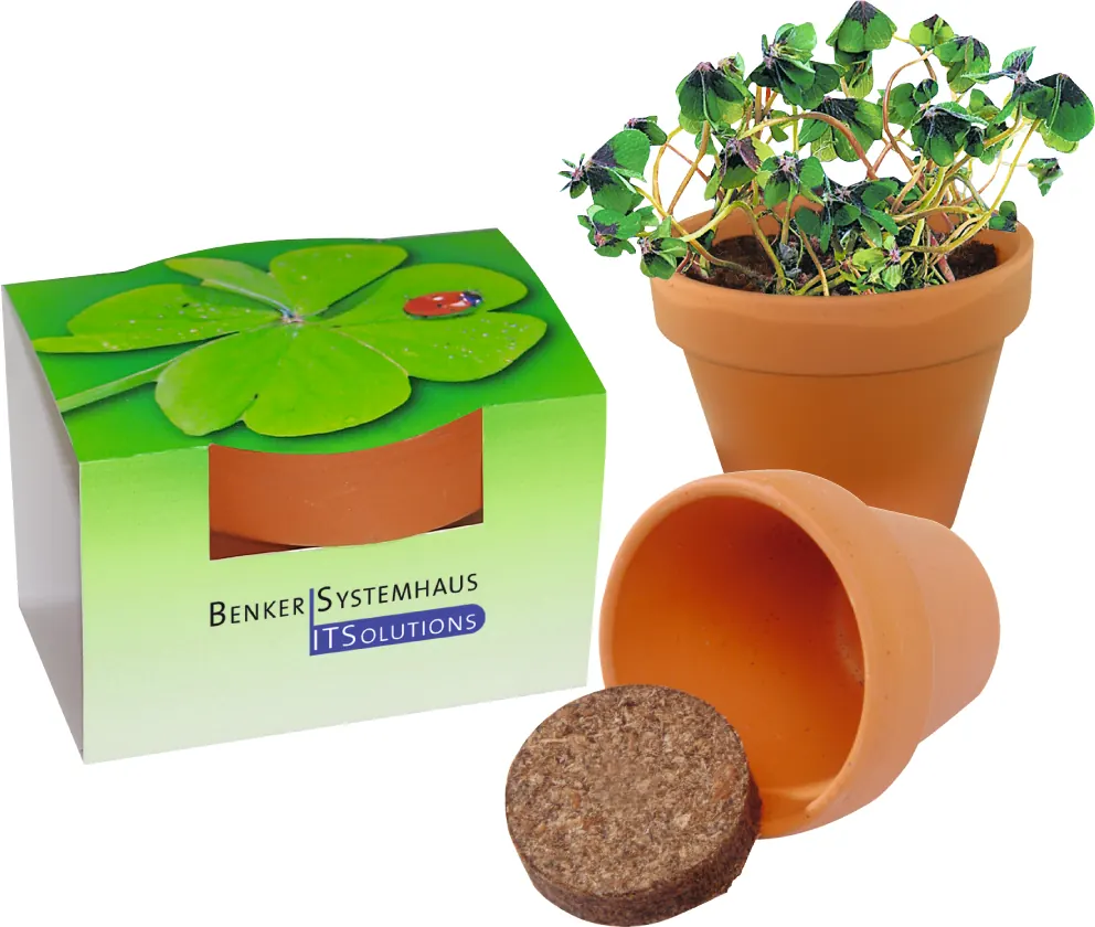 Tontöpfchen Glücksklee