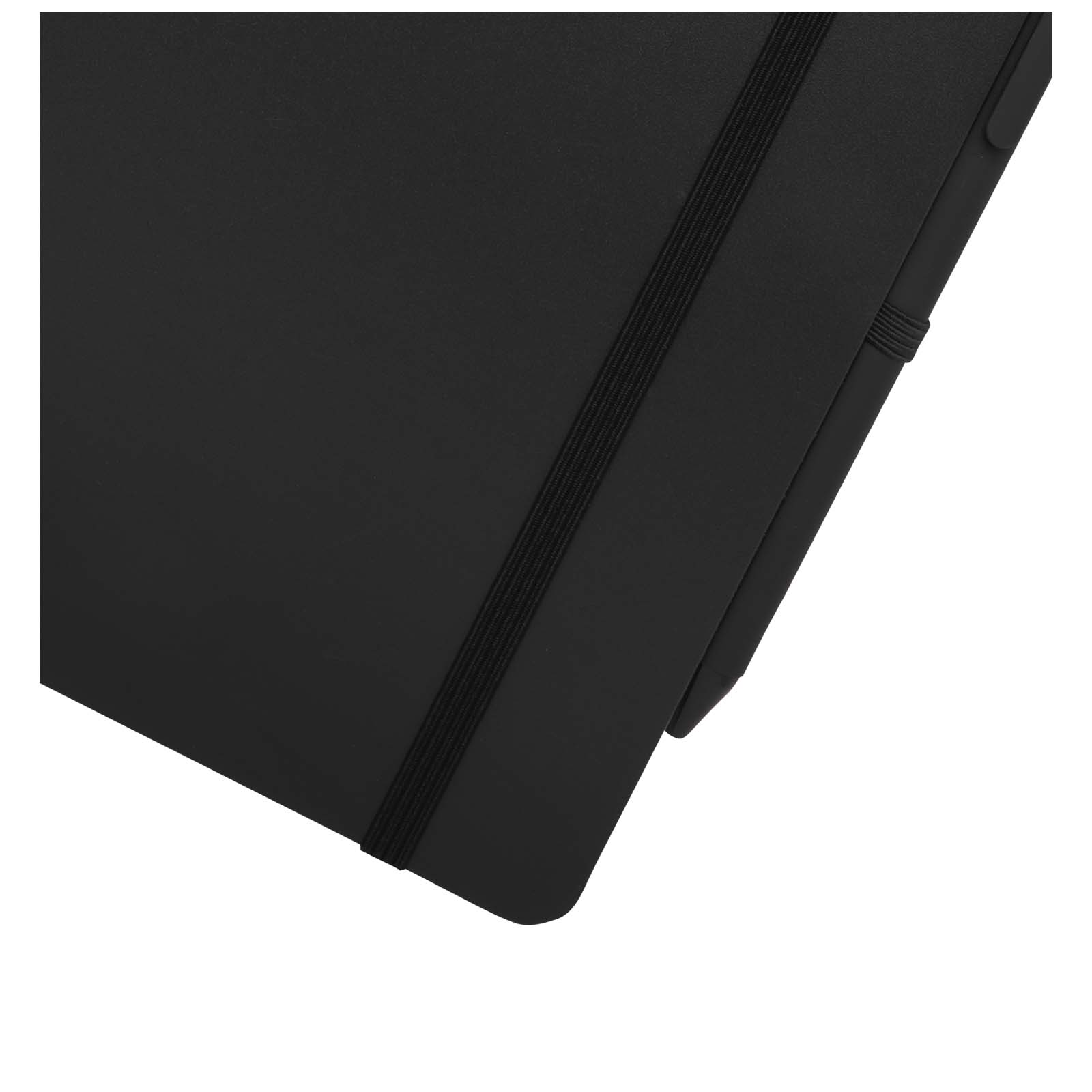Thalaasa A5 Hardcover Notizbuch mit Kugelschreiber (schwarze Mine) schwarz