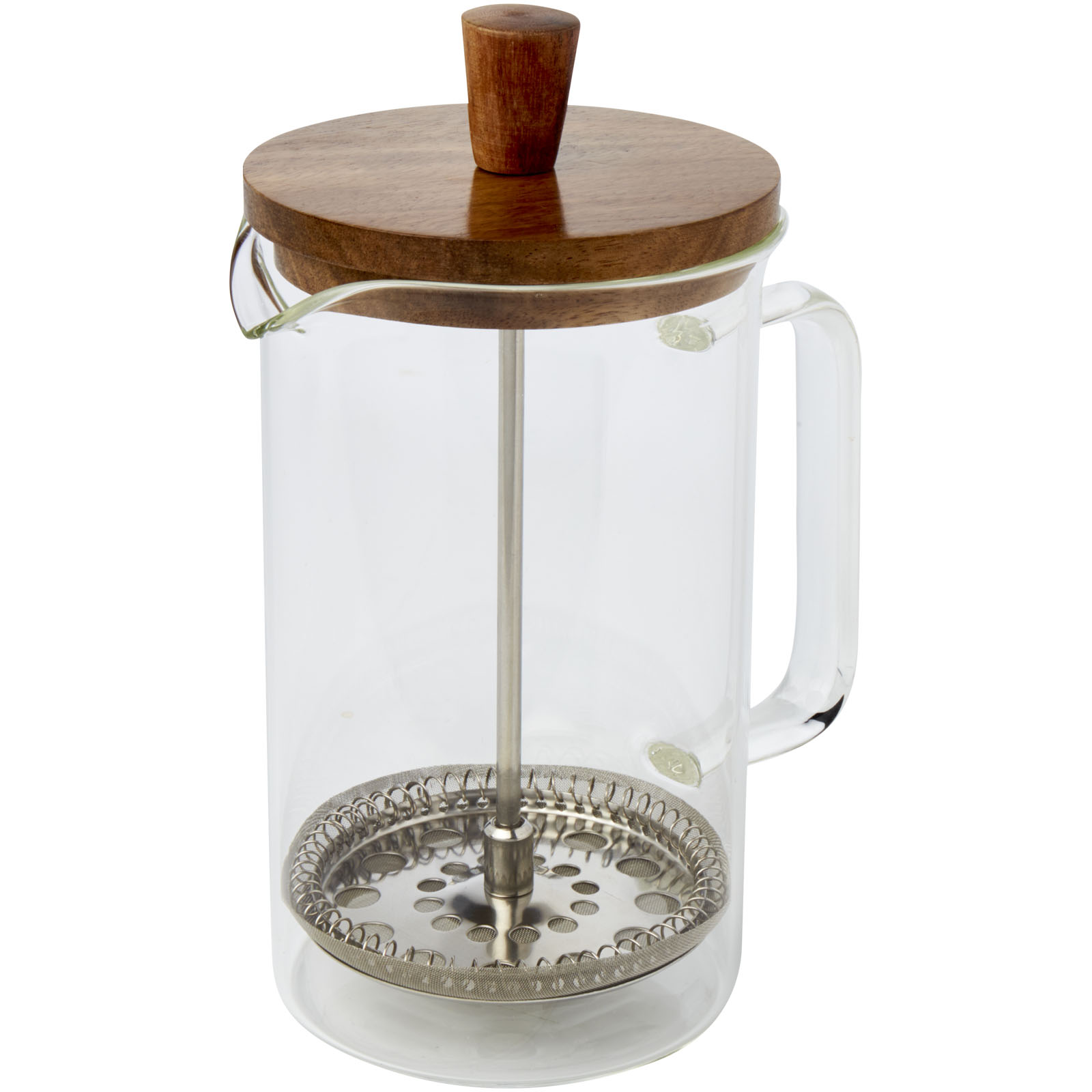 Ivorie 600 ml Kaffeebereiter transparent, holz