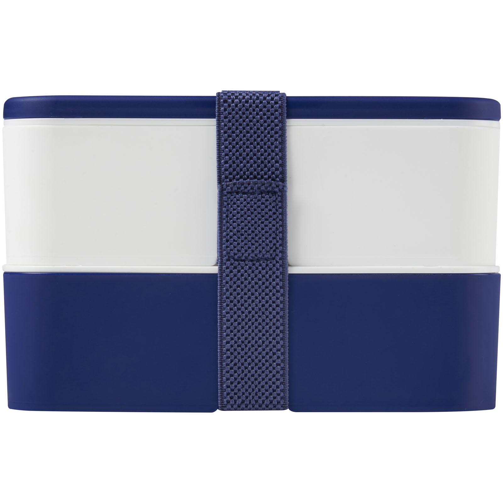 MIYO Doppel-Lunchbox blau, weiss, blau