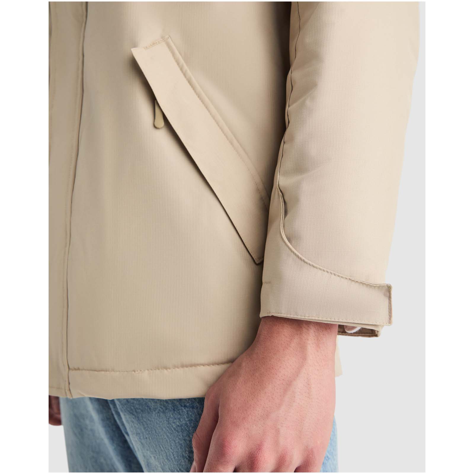 America wattierter Parka für Herren dunkelblei
