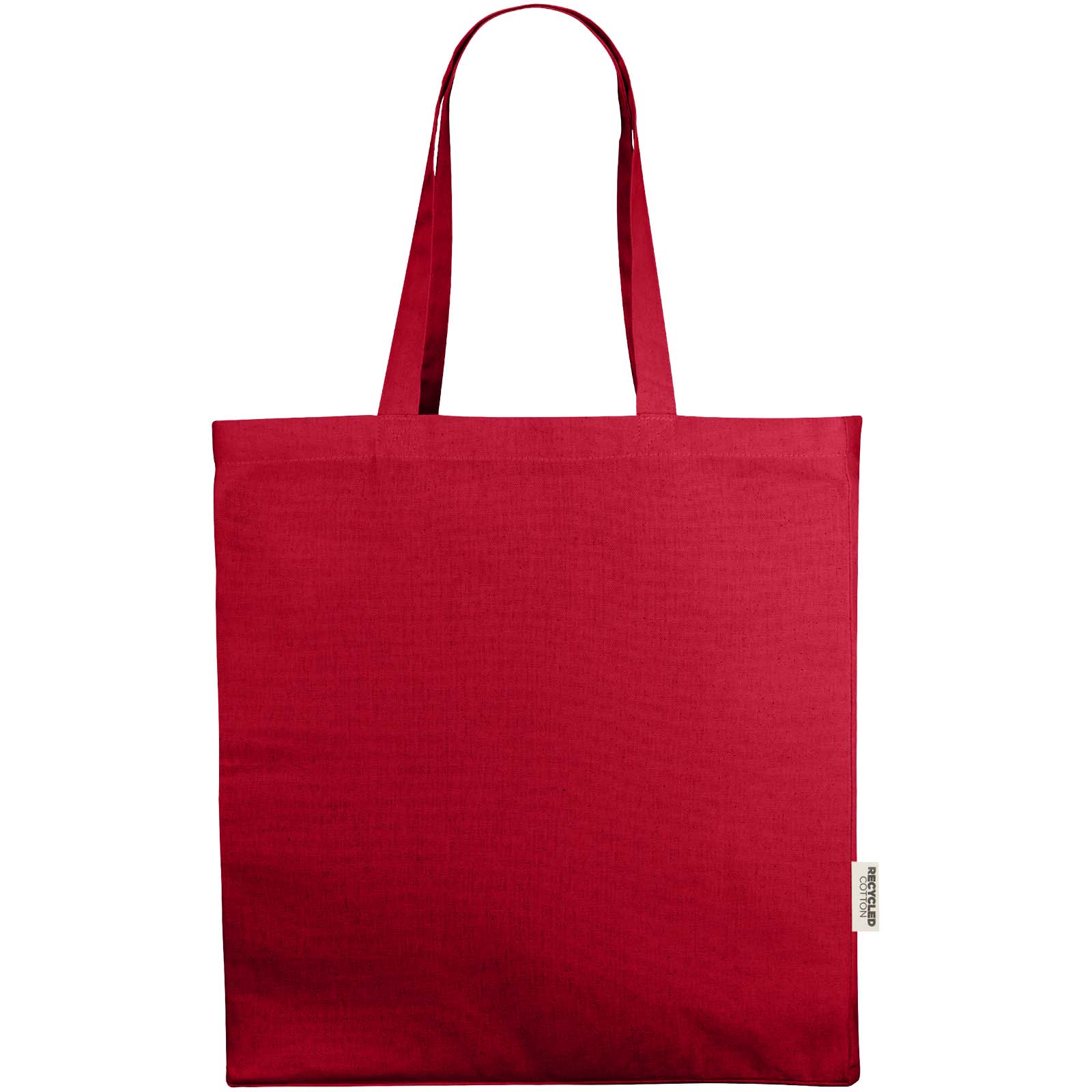 Odessa 220 g/m² GRS recycelte Baumwoll Tragetasche 13L rot