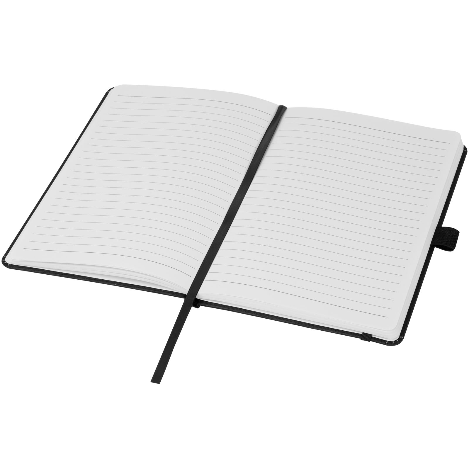 Thalaasa Hardcover Notizbuch aus Ozean Kunststoff schwarz